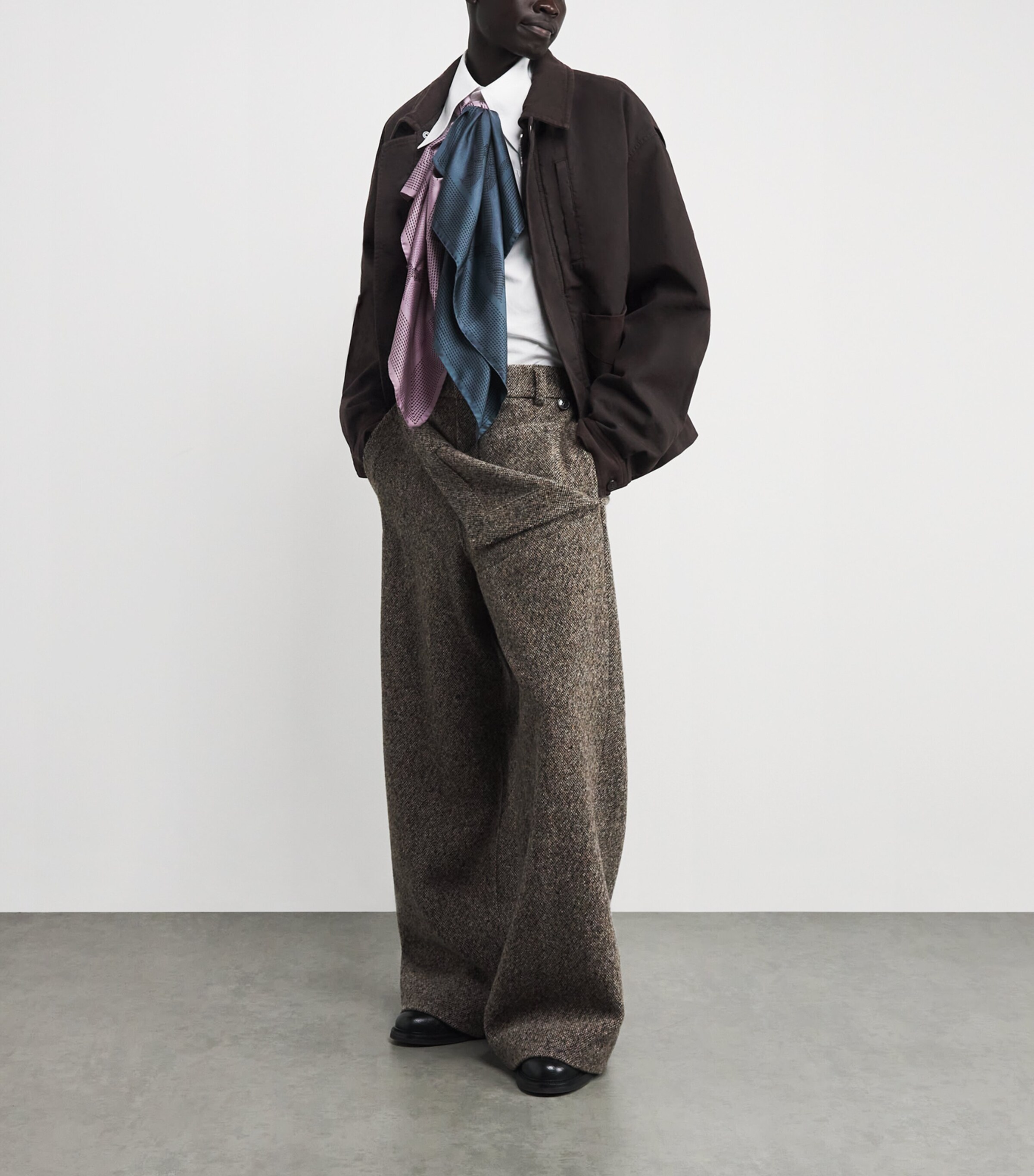 Cotton Overdyed Field Jacket BROWN Image 2