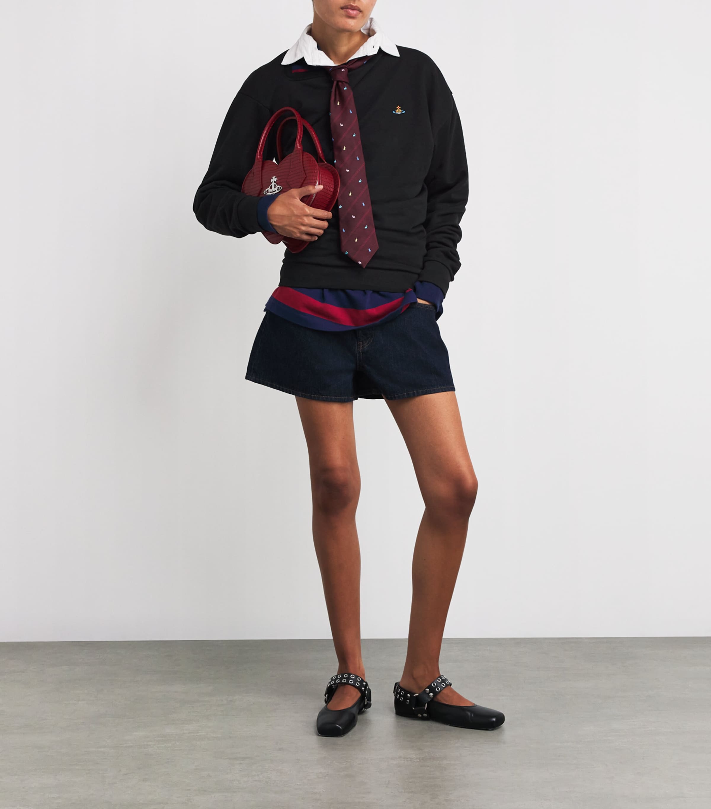 Vivienne Westwood Black Cotton Hebo Sweatshirt | Harrods UK