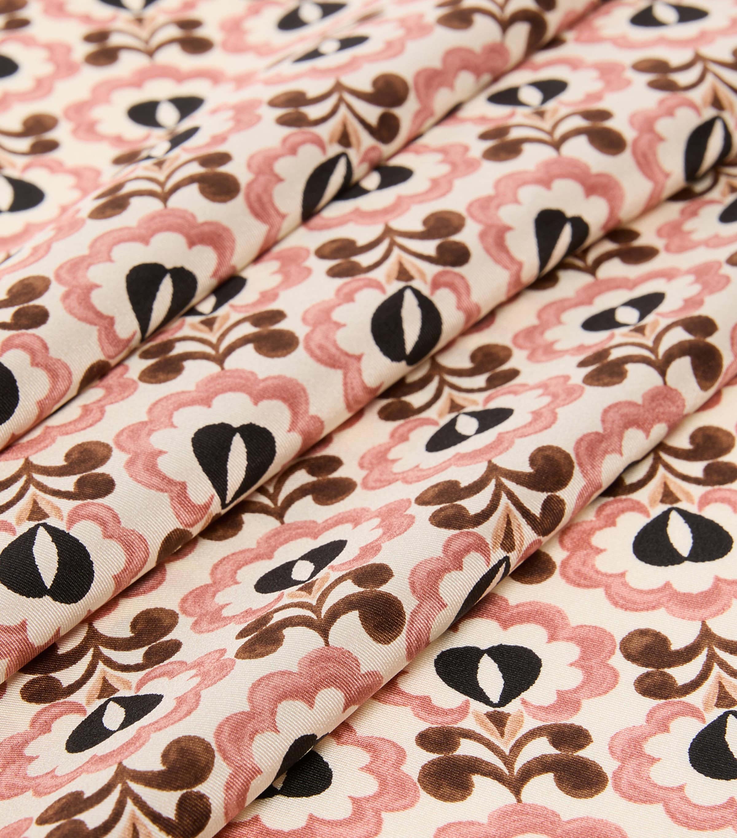Weekend Max Mara Silk Geometric Print Scarf Ivory Image 4