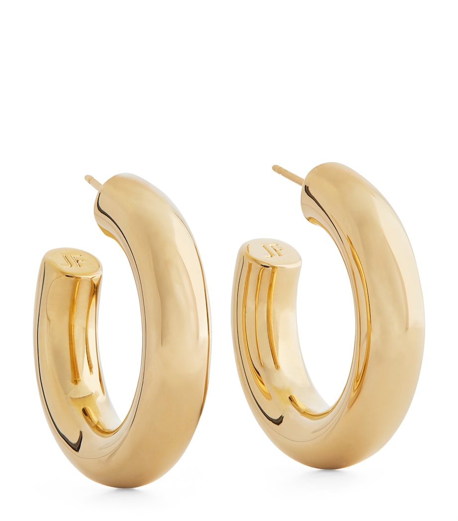 Samira Huggie Hoop Earrings GOLD Image 1