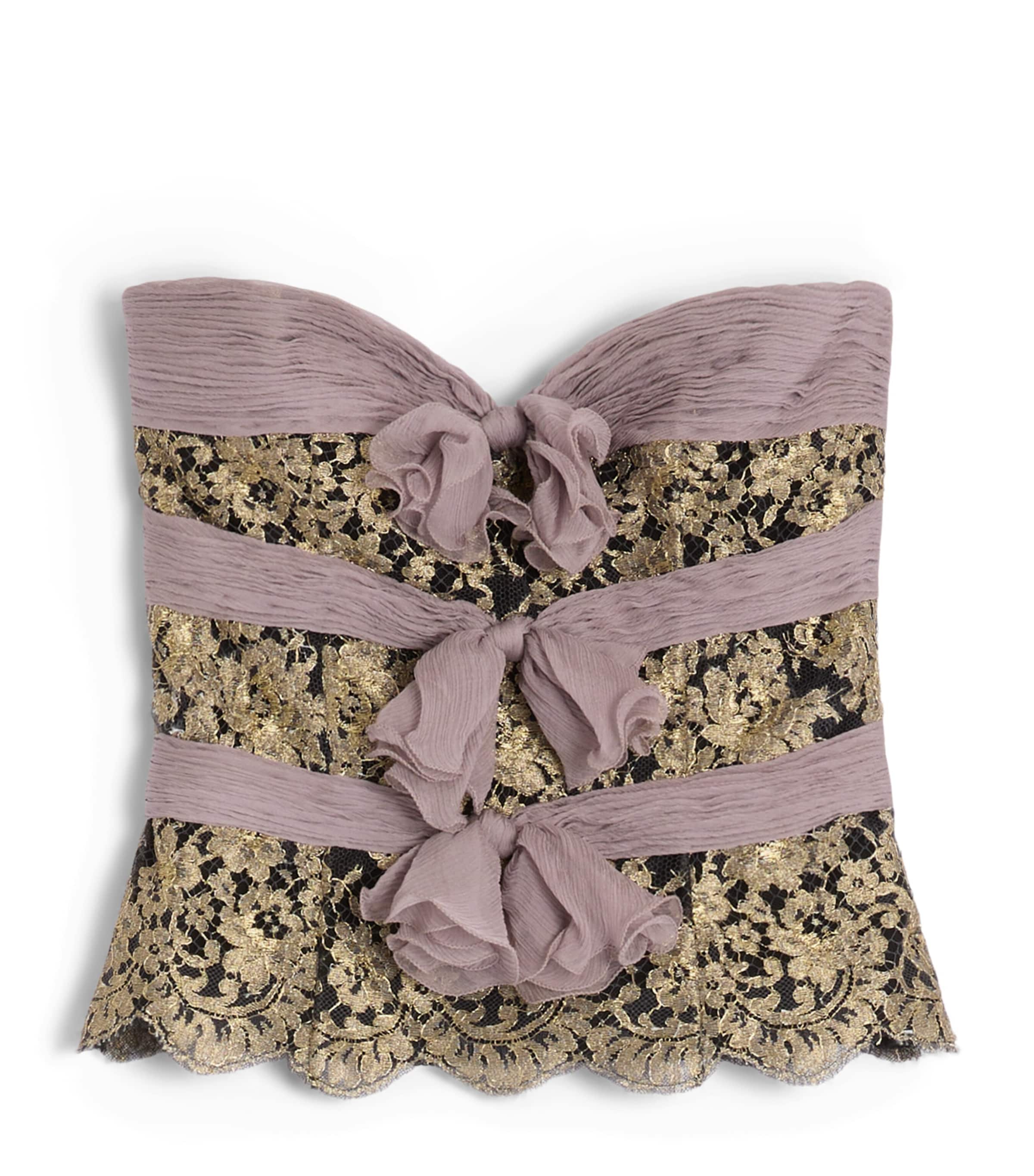 Silk Bow Corset Top CC2 Image 1