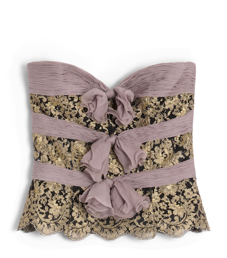 Silk Bow Corset Top CC2 Image 1