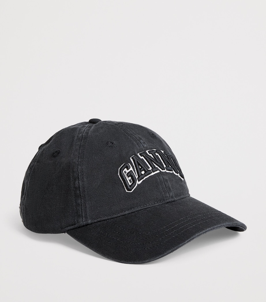 Organic Canvas Baseball Cap 099 BLACK Image 2