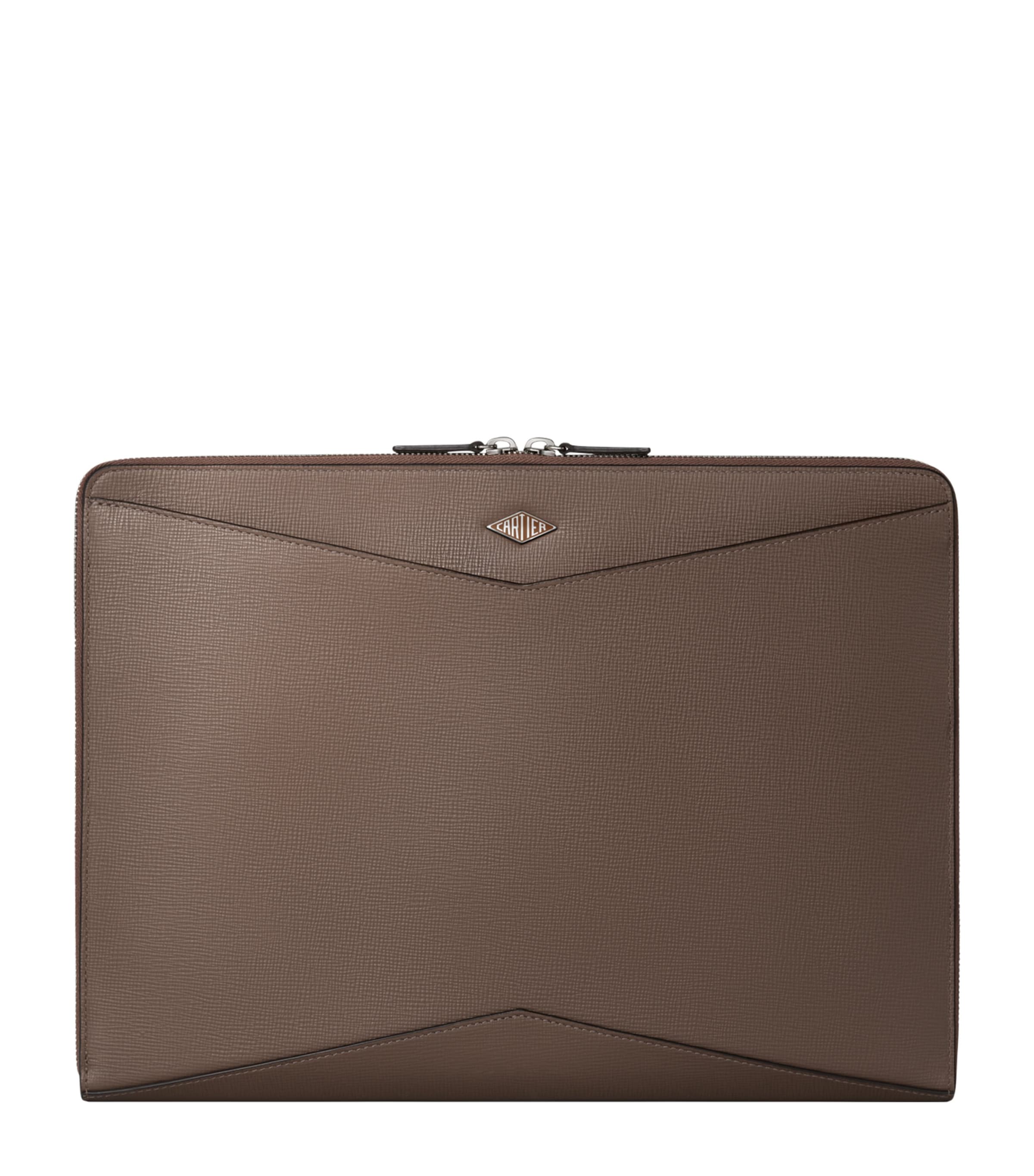 Calfskin Losange Portfolio Case PEPPER GREY Image 1