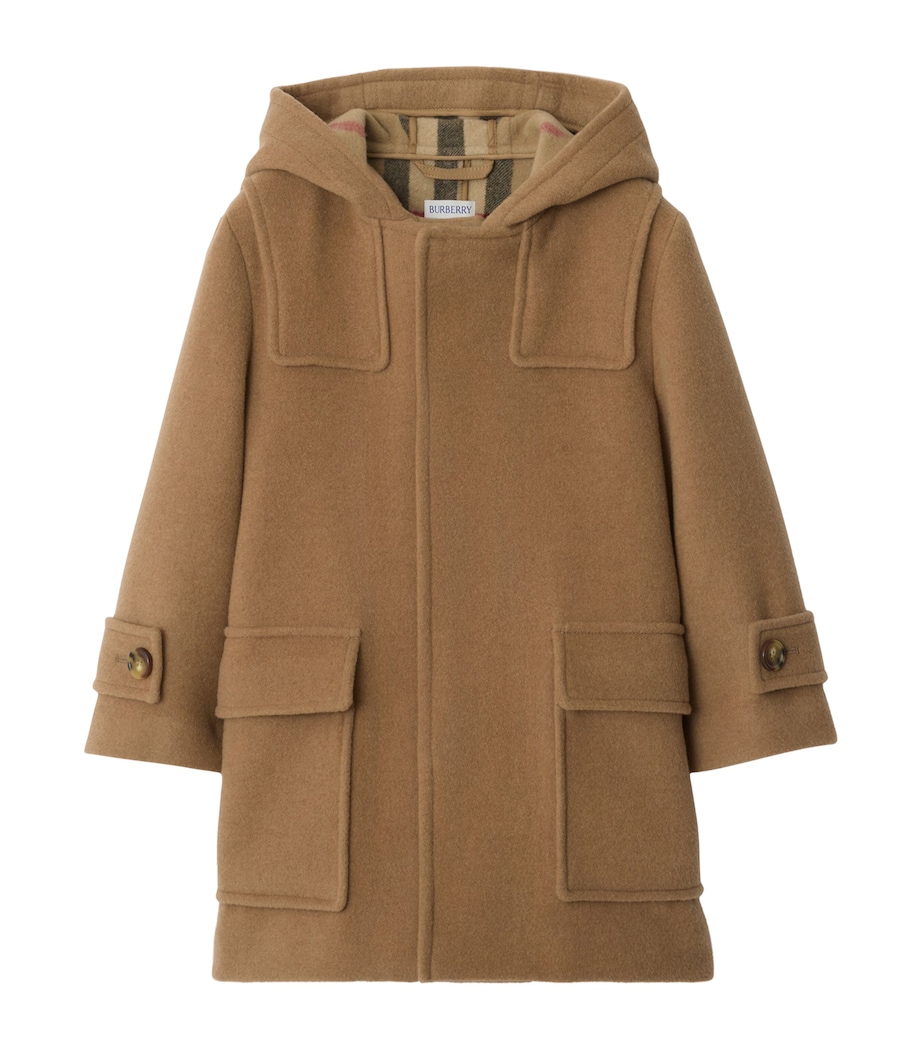 Wool Duffle Coat (3-12 Years) ARCHIVE BEIGE IP CHK Image 1