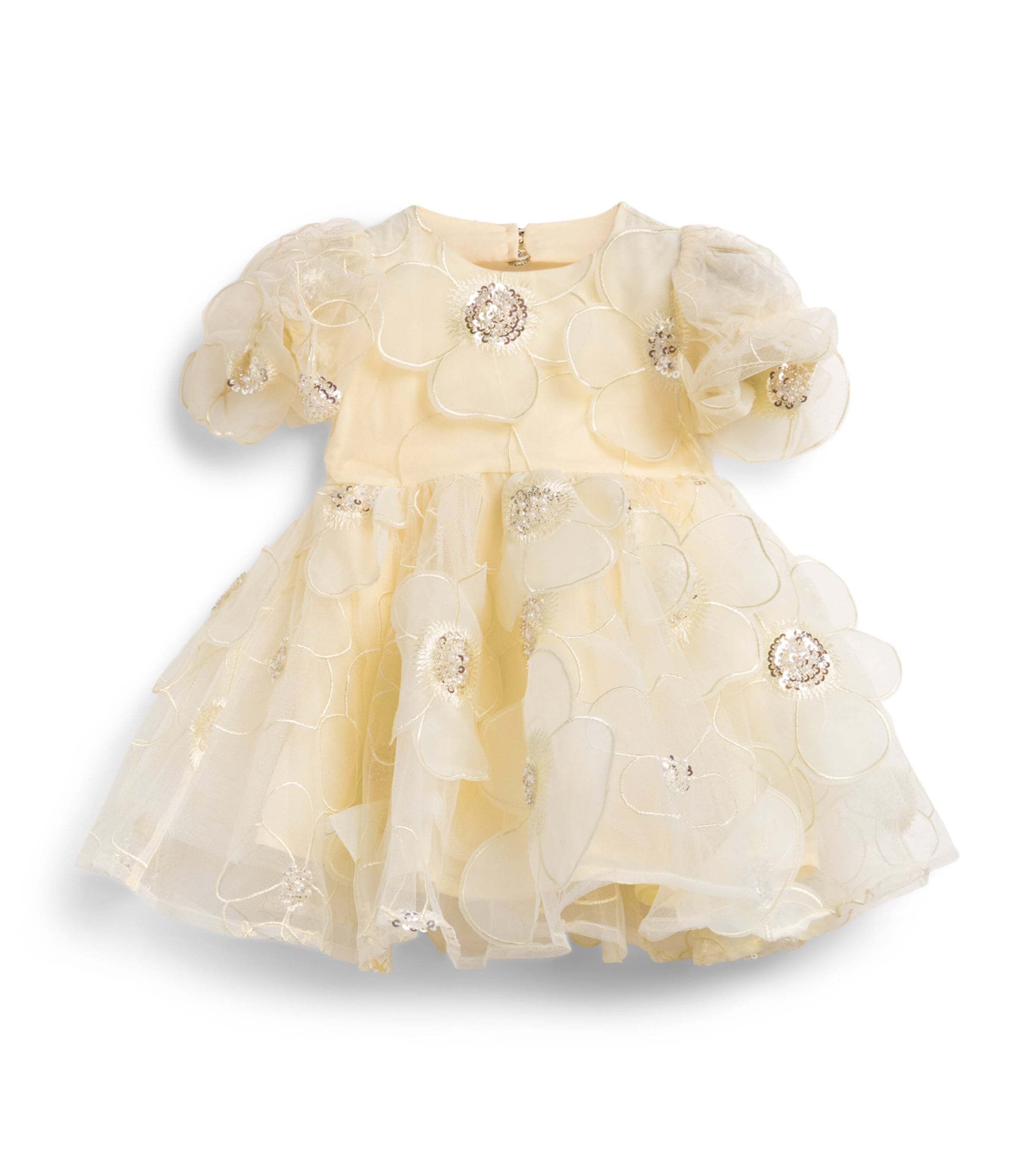 Bardot Junior Embellished Jamie Dress (0-14 Months) Lemon Image 1