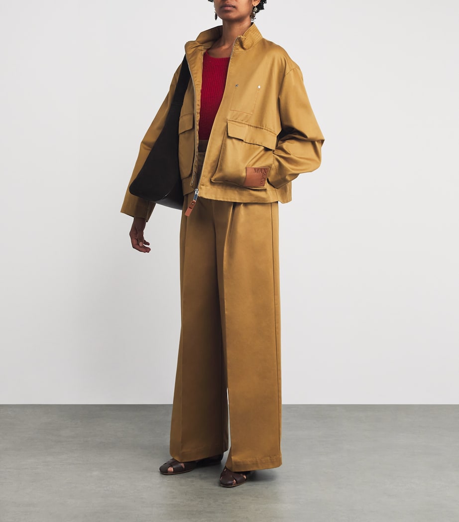 Cotton Gabardine Jacket OCHRE Image 2