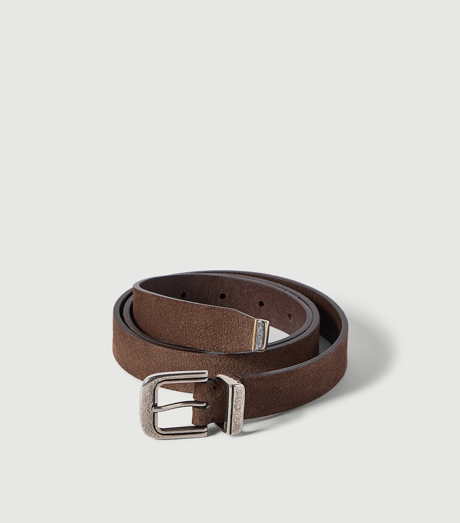 Brunello Cucinelli Reversed Leather Belt Image 3