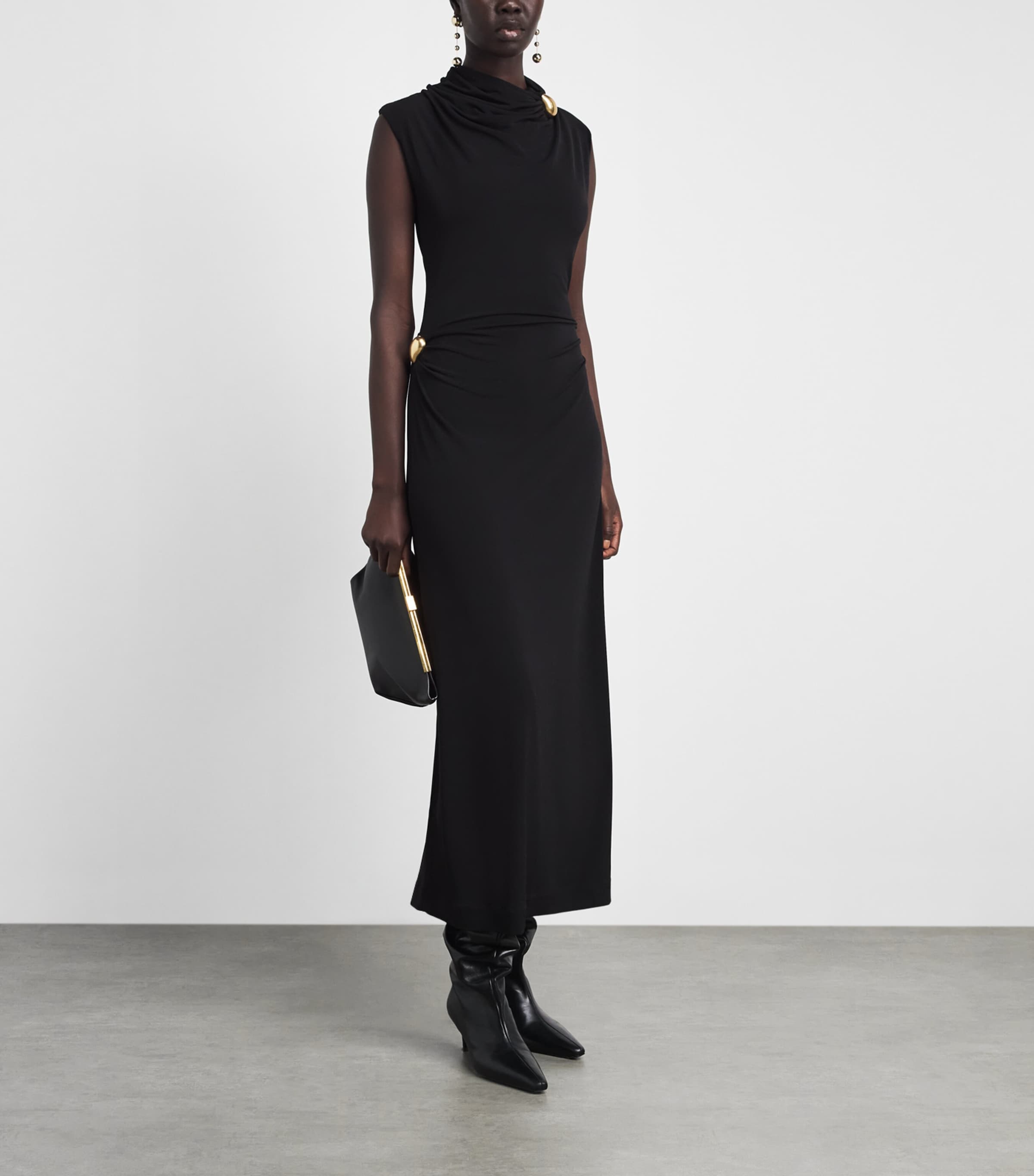 Altuzarra Womens Betsy Maxi Dress Black Image 2