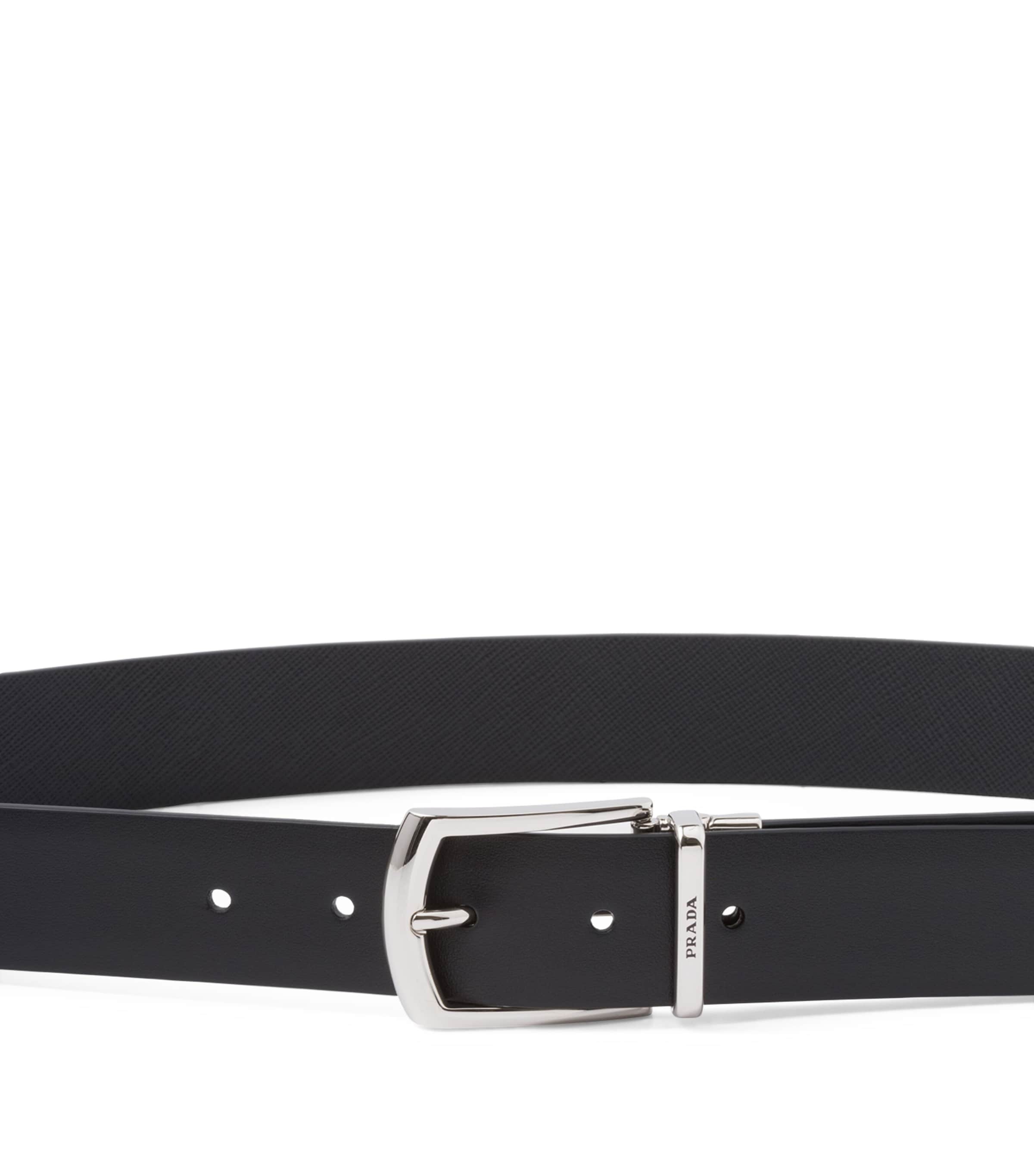 Prada Leather Reversible Belt Image 5
