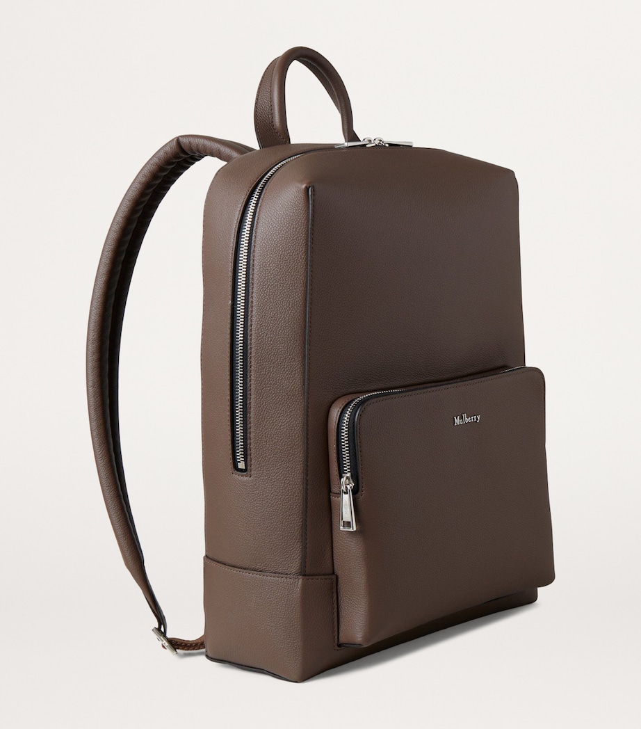 Leather Farringdon Backpack TAUPE BROWN Image 2