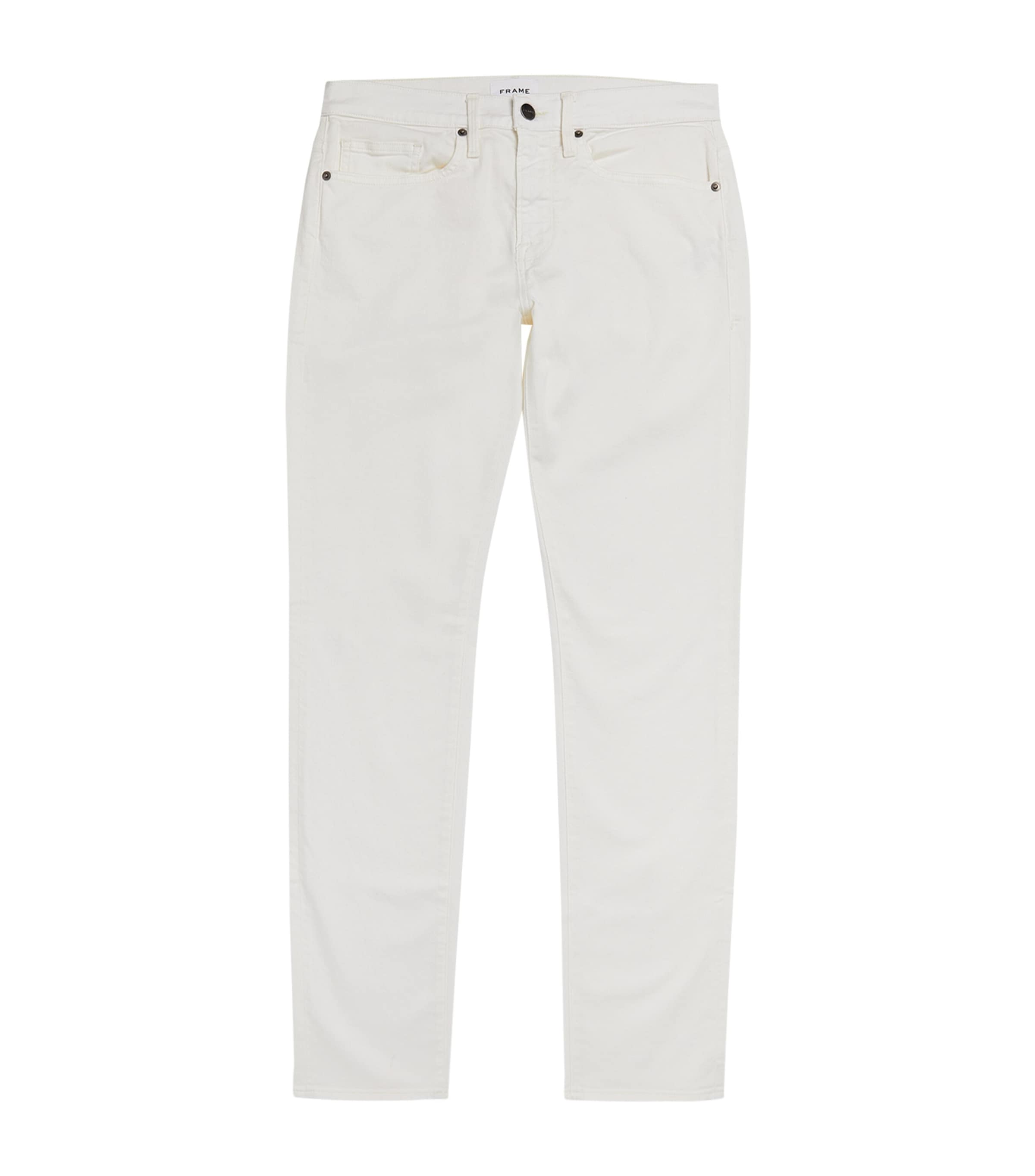 Frame L'homme Slim Jeans In White