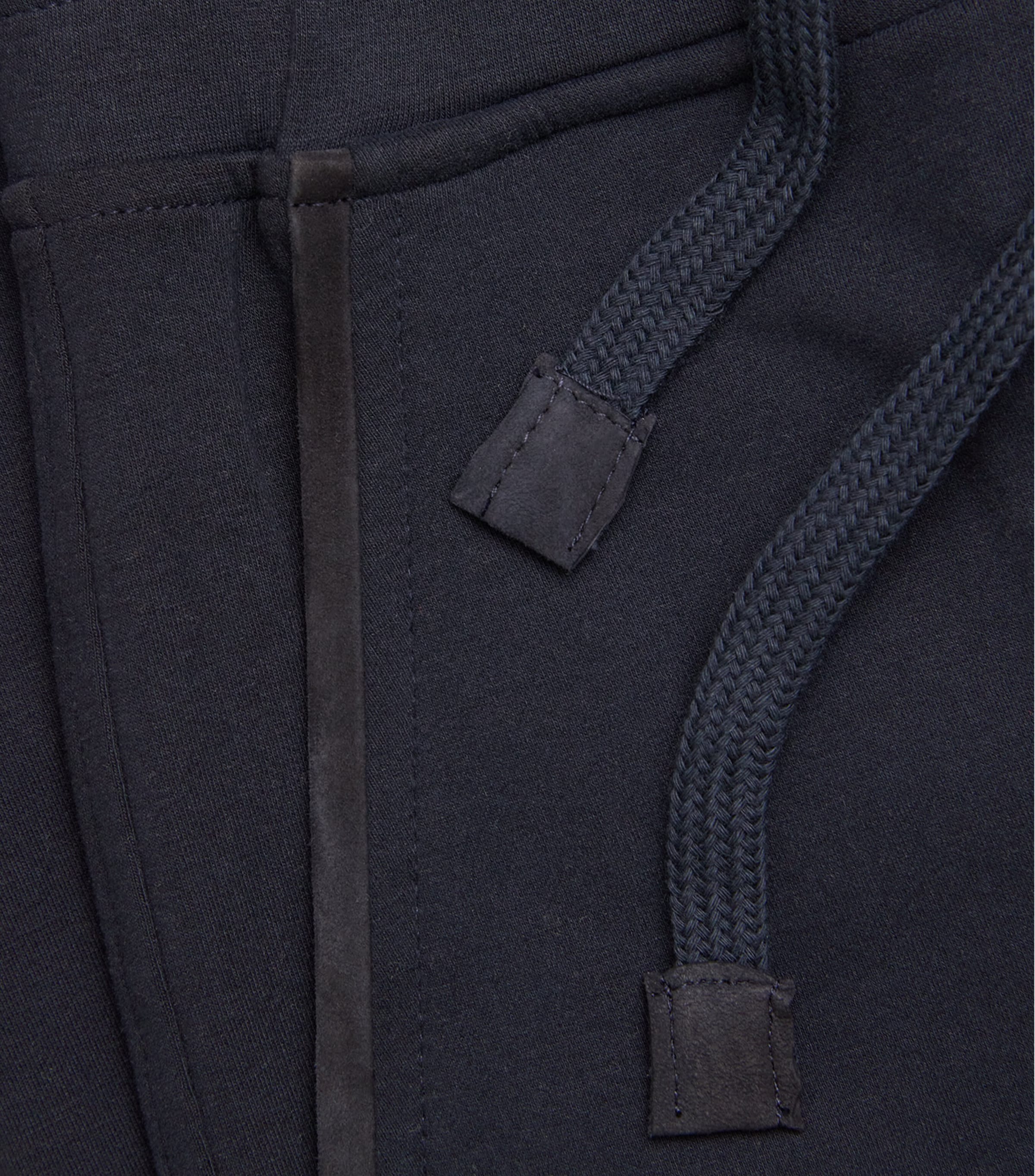 Cotton-Blend Drawstring Sweatpants 01 BLUE NAVY Image 5