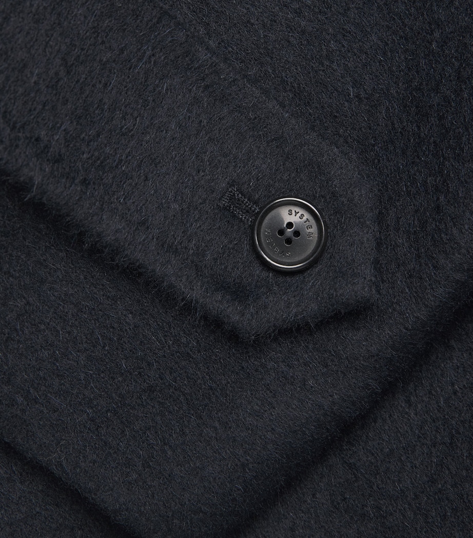 Wool-Alpaca Overcoat DARK NAVY DN Image 5