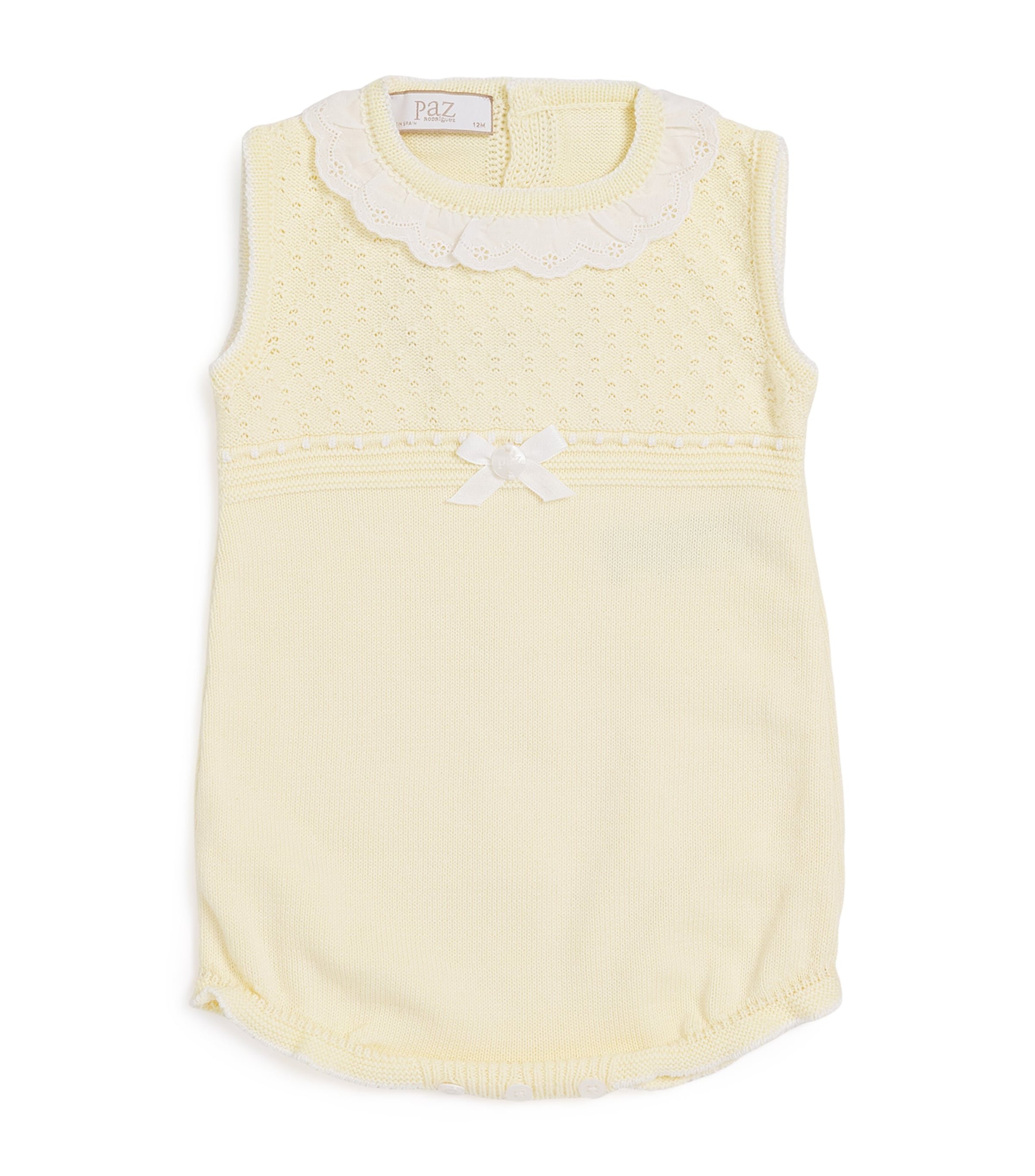 Cotton Albor All-In-One (1-12 Months) 05 H82 YELLOW Image 1