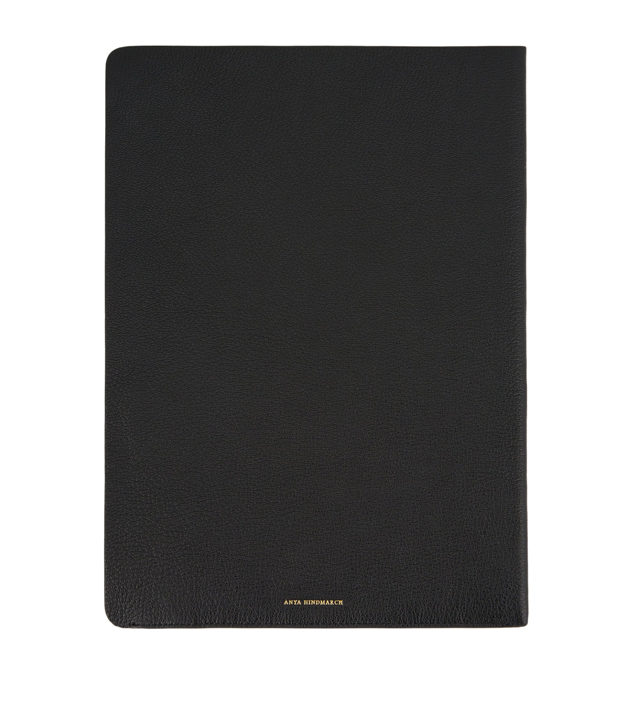 Leather A4 Eyes Document Holder BLACK Image 2