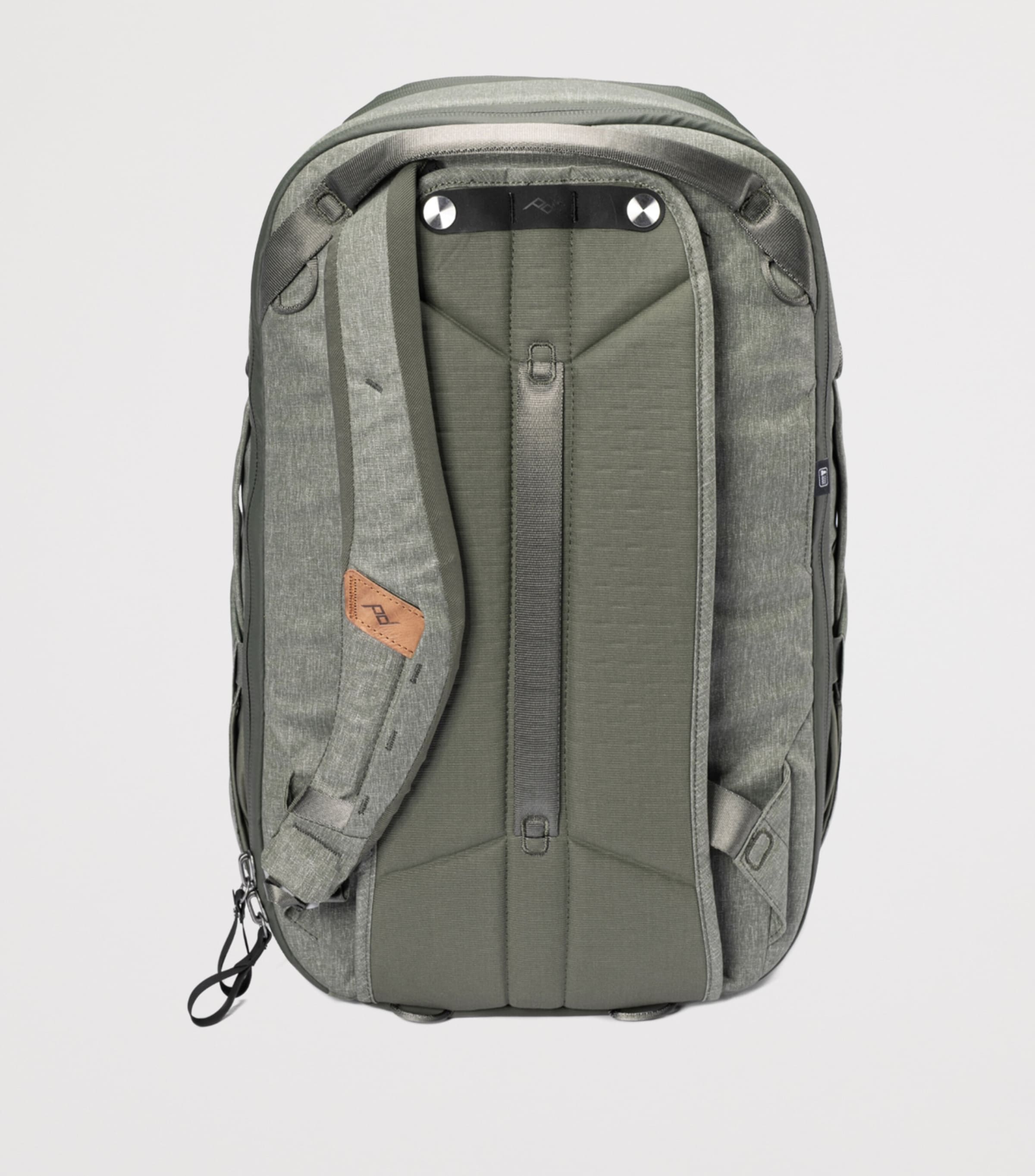 Canvas Expandable Travel Backpack SAGE Image 3