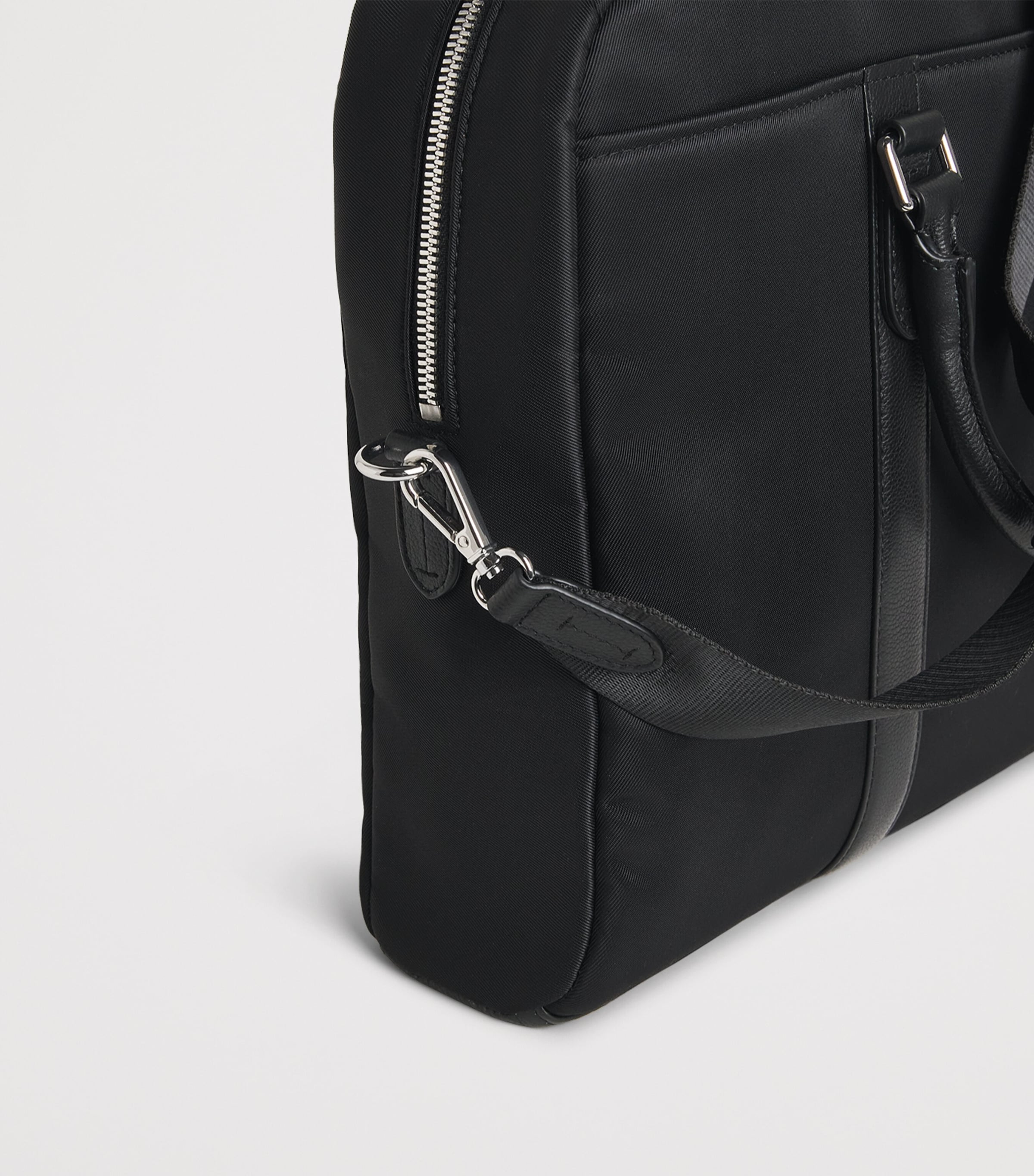Harrods Nylon Briefcase Black Image 6