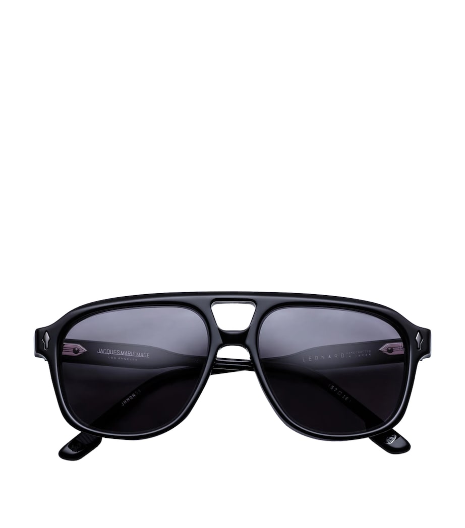 Jacques Marie Mage Leonard Navigator Sunglasses Raven Image 1