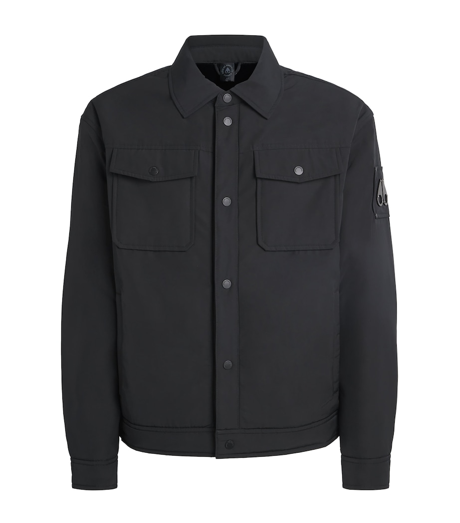Moose Knuckles Mens Jacques Bunny Jacket Black Image 1