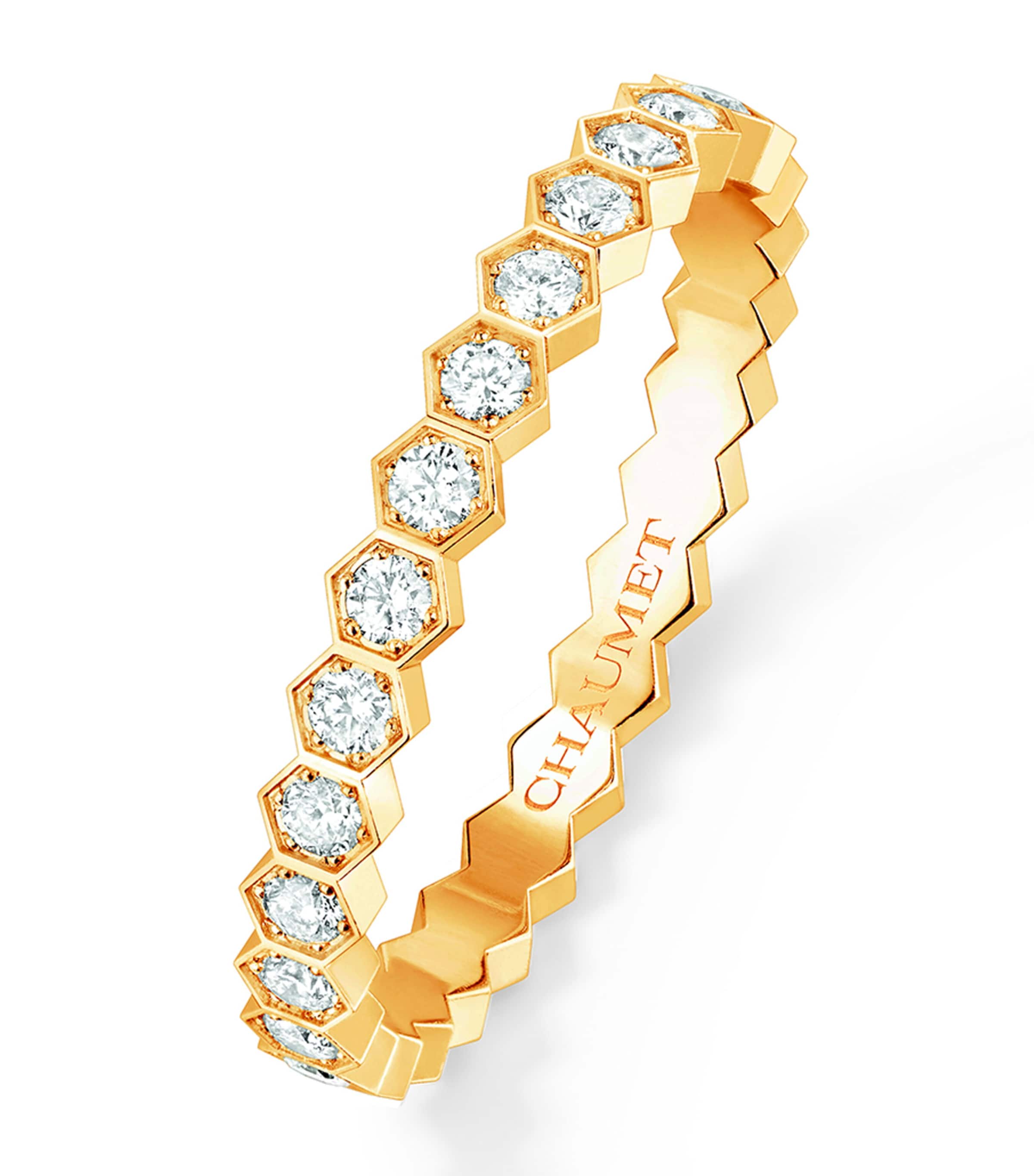 Chaumet Yellow Gold And Diamond Bee My Love Ring