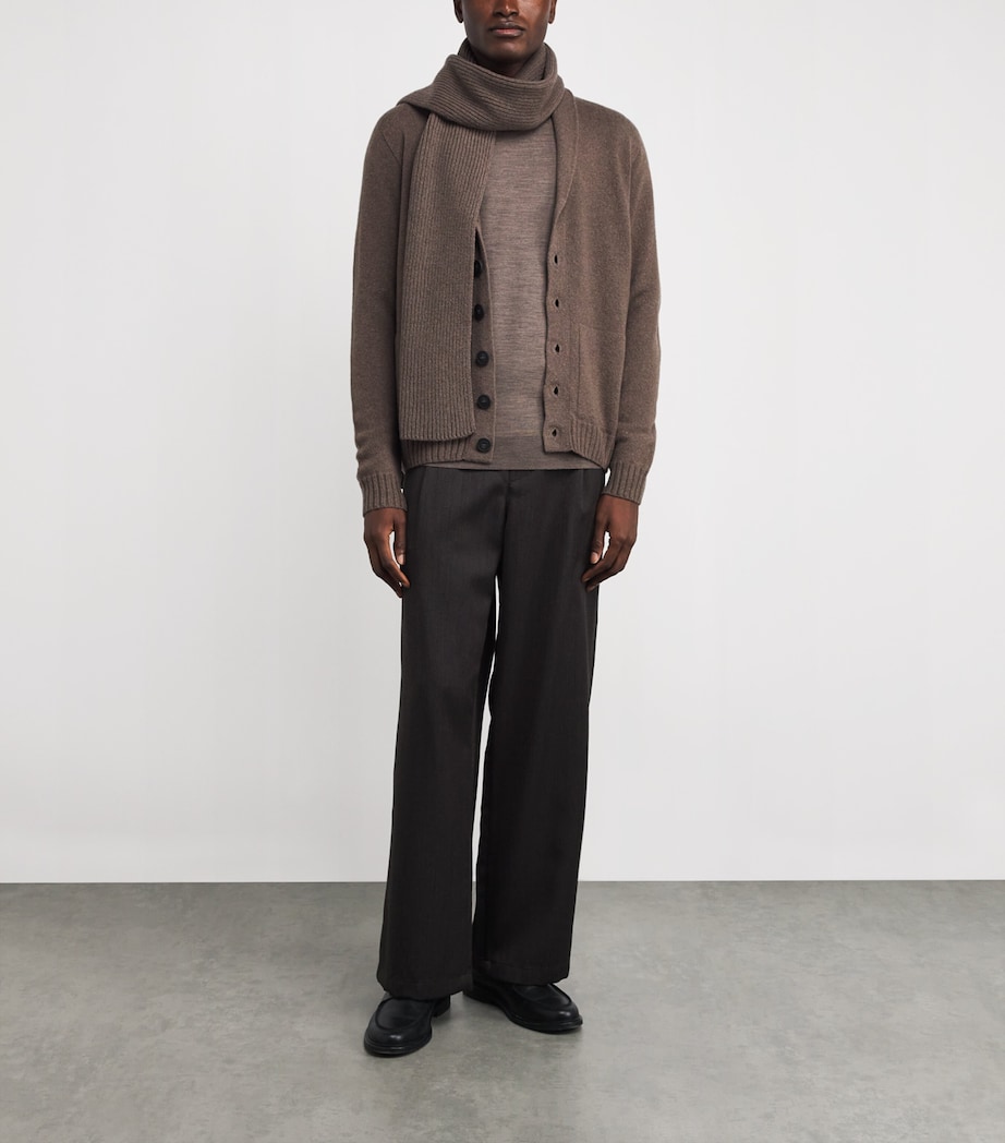 Cashmere Shawl-Collar Rockford Cardigan TOAST Image 2