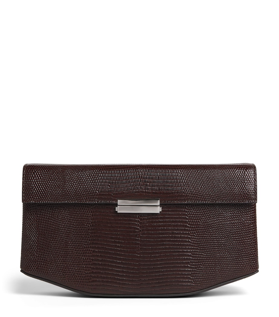Toteme Embossed-Leather Shoulder Bag Brown Image 1