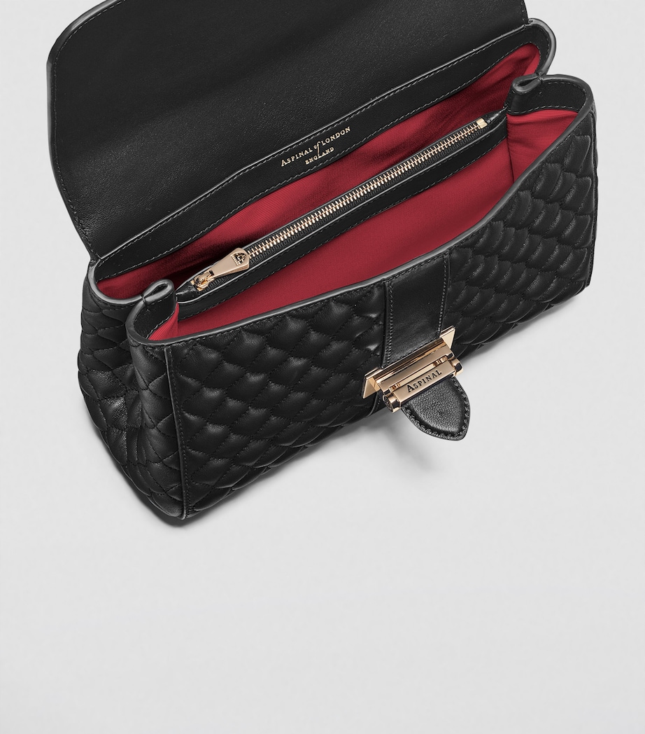 Large Lottie Shoulder Bag BLACK Image 6