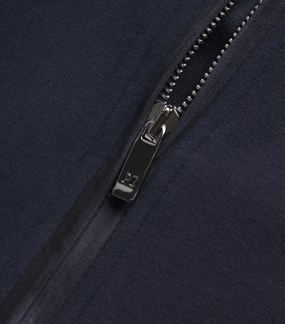 Jersey Zipped Sweatshirt 01 BLUE NAVY Image 5