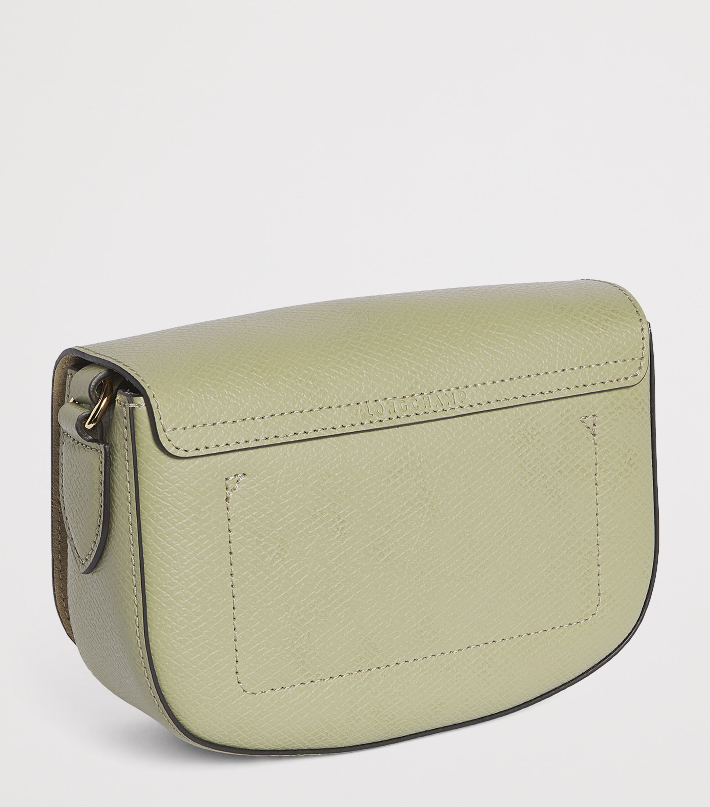 Longchamp Small Leather Épure Cross-Body Bag Amande Image 3