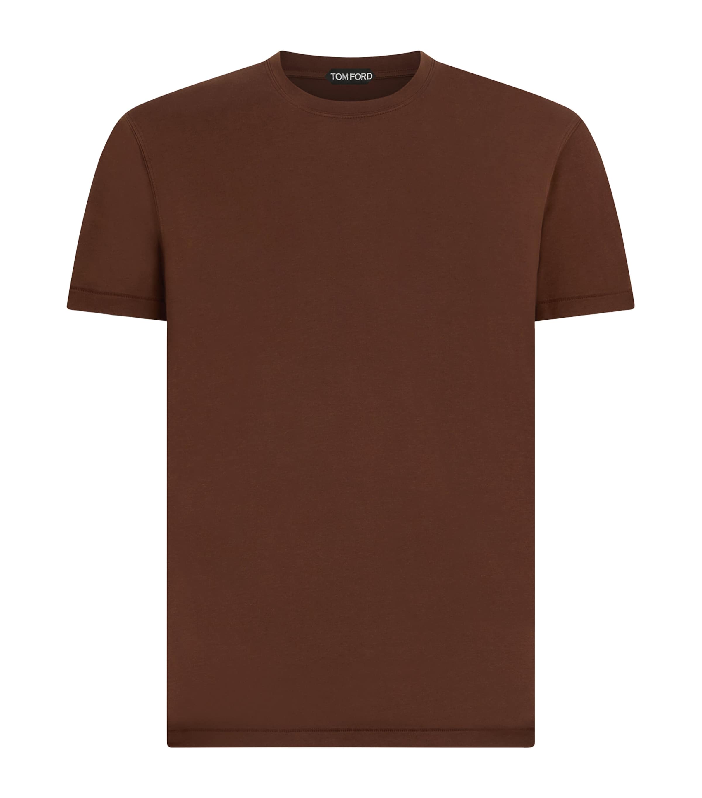 TOM FORD Mens Crew-Neck T-Shirt Ecj Image 1