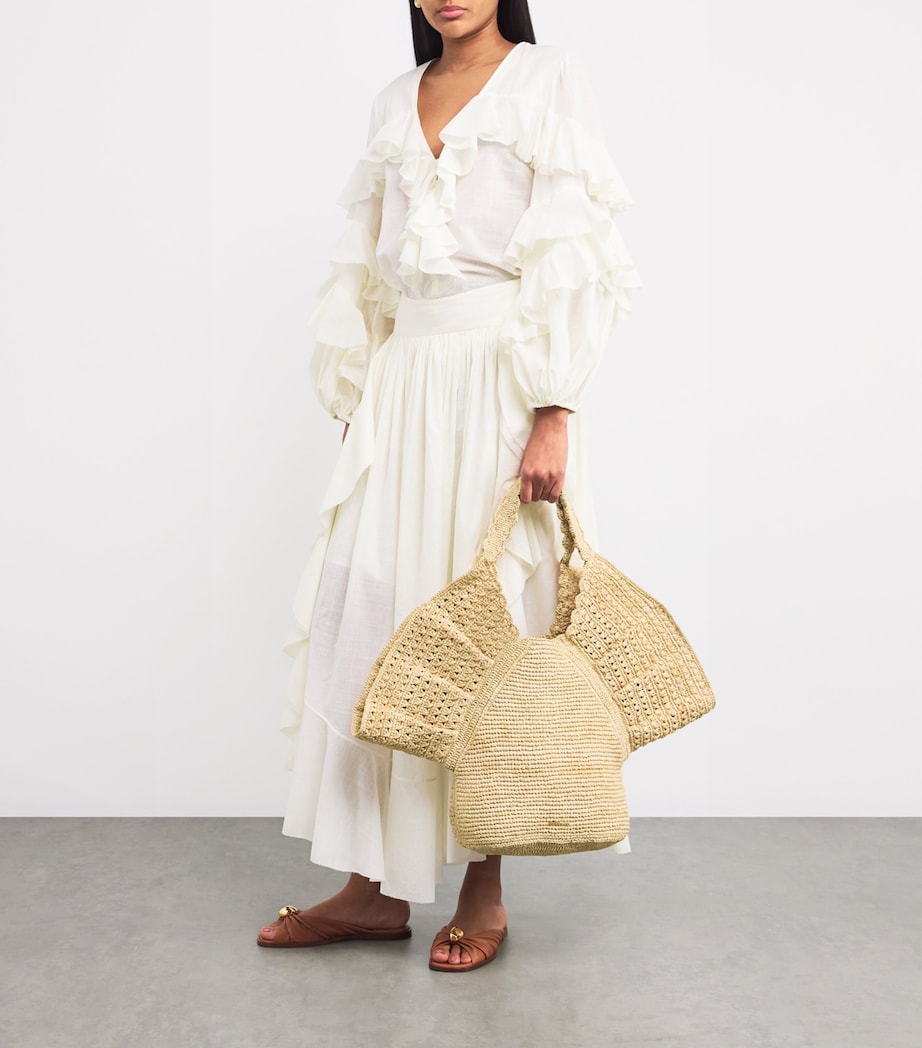 Raffia Tote Bag NATURAL Image 2