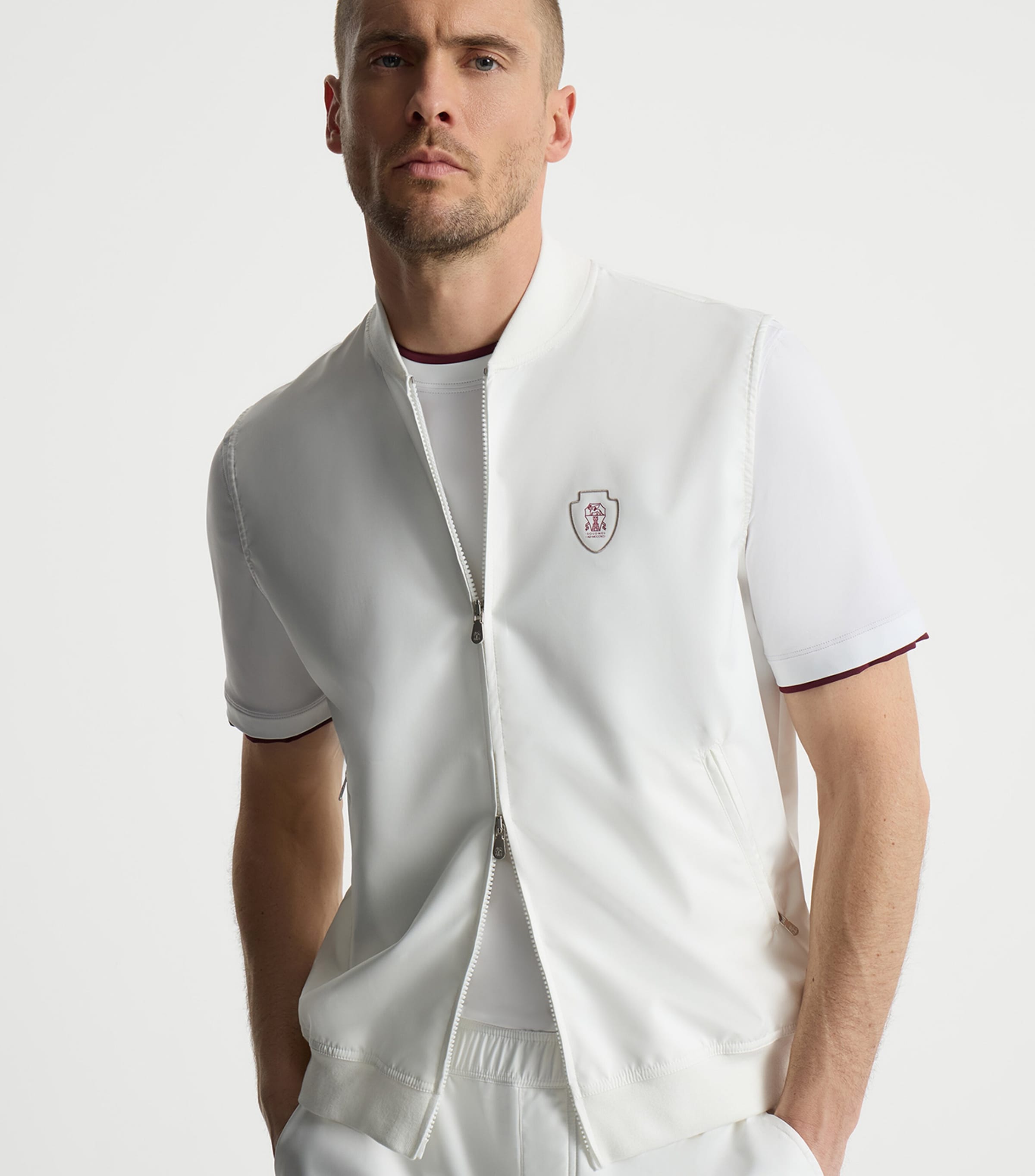 Brunello Cucinelli Mens Water-Resistant Gilet Image 3