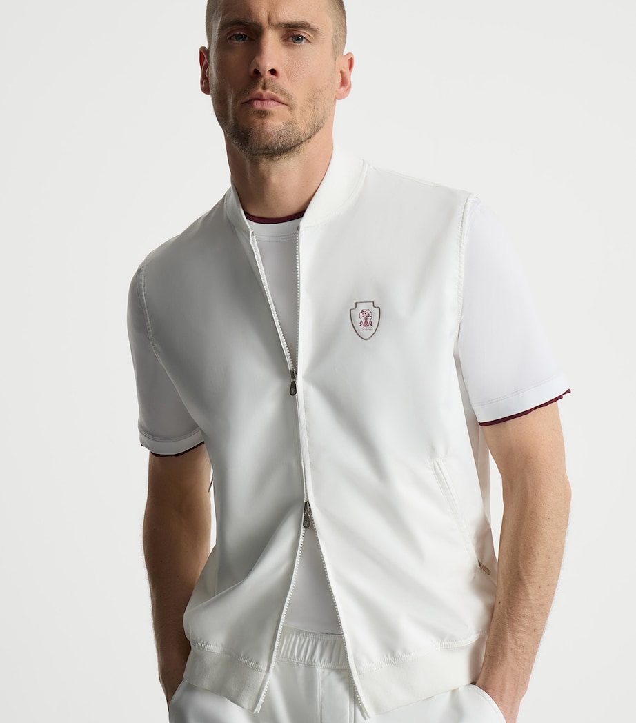 Brunello Cucinelli Mens Water-Resistant Gilet Image 3