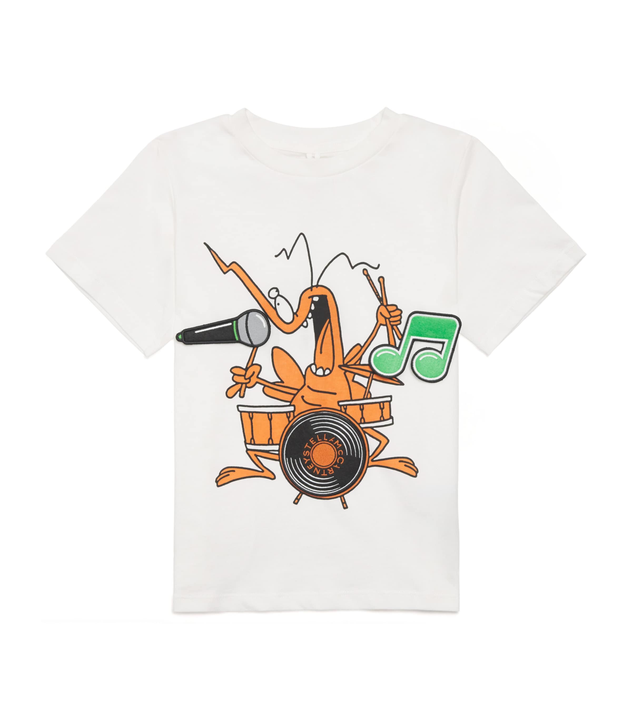 Stella McCartney Kids Organic Cotton Drummer T-Shirt (2-14 Years) Image 1