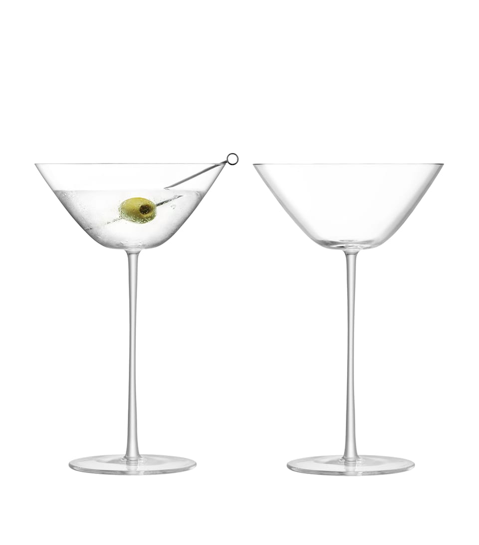 LSA International Set of 2 Bar Culture Cocktail Glasses (280ml) Clear