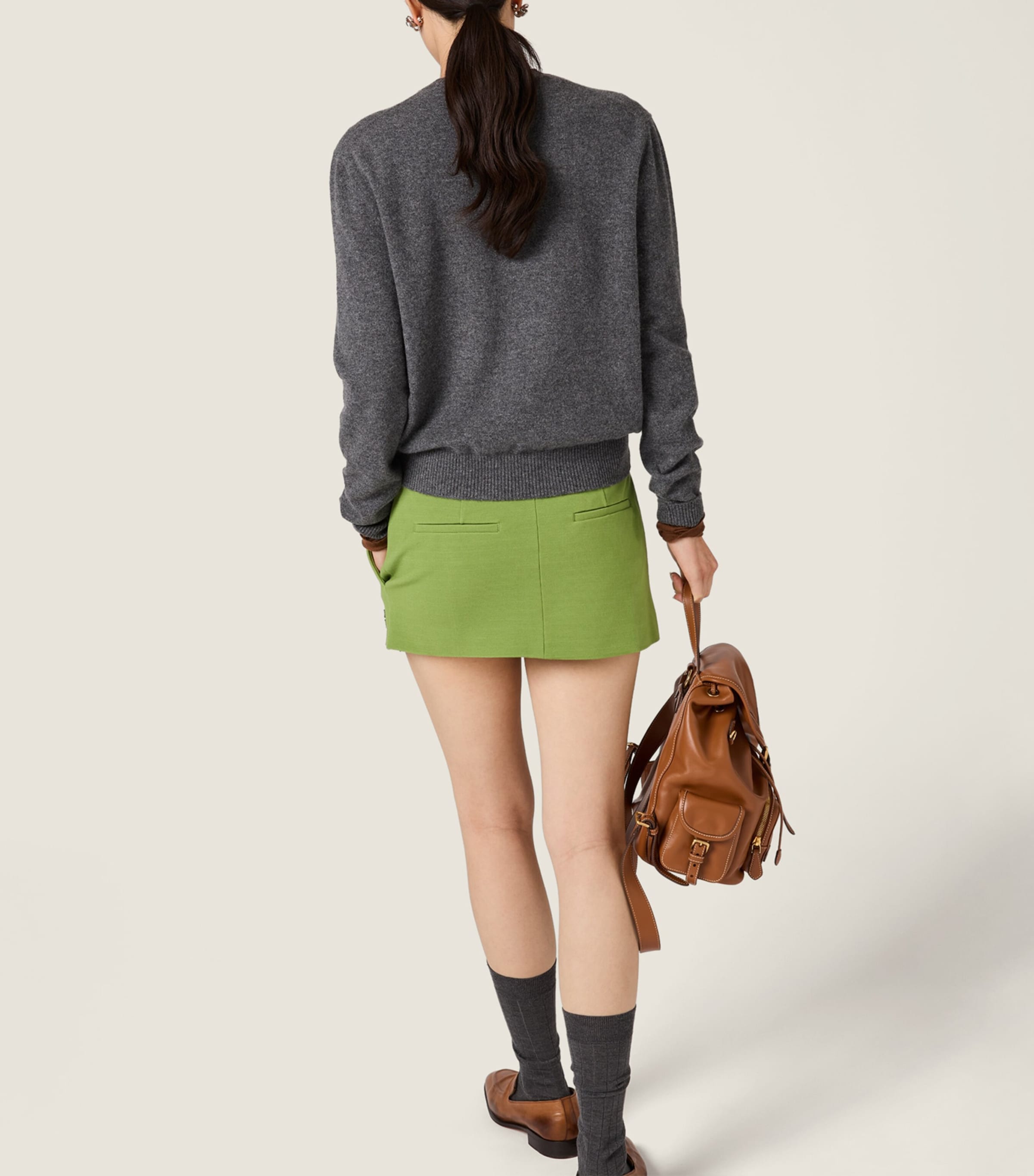 Cashmere Logo Sweater F0480 Image 3