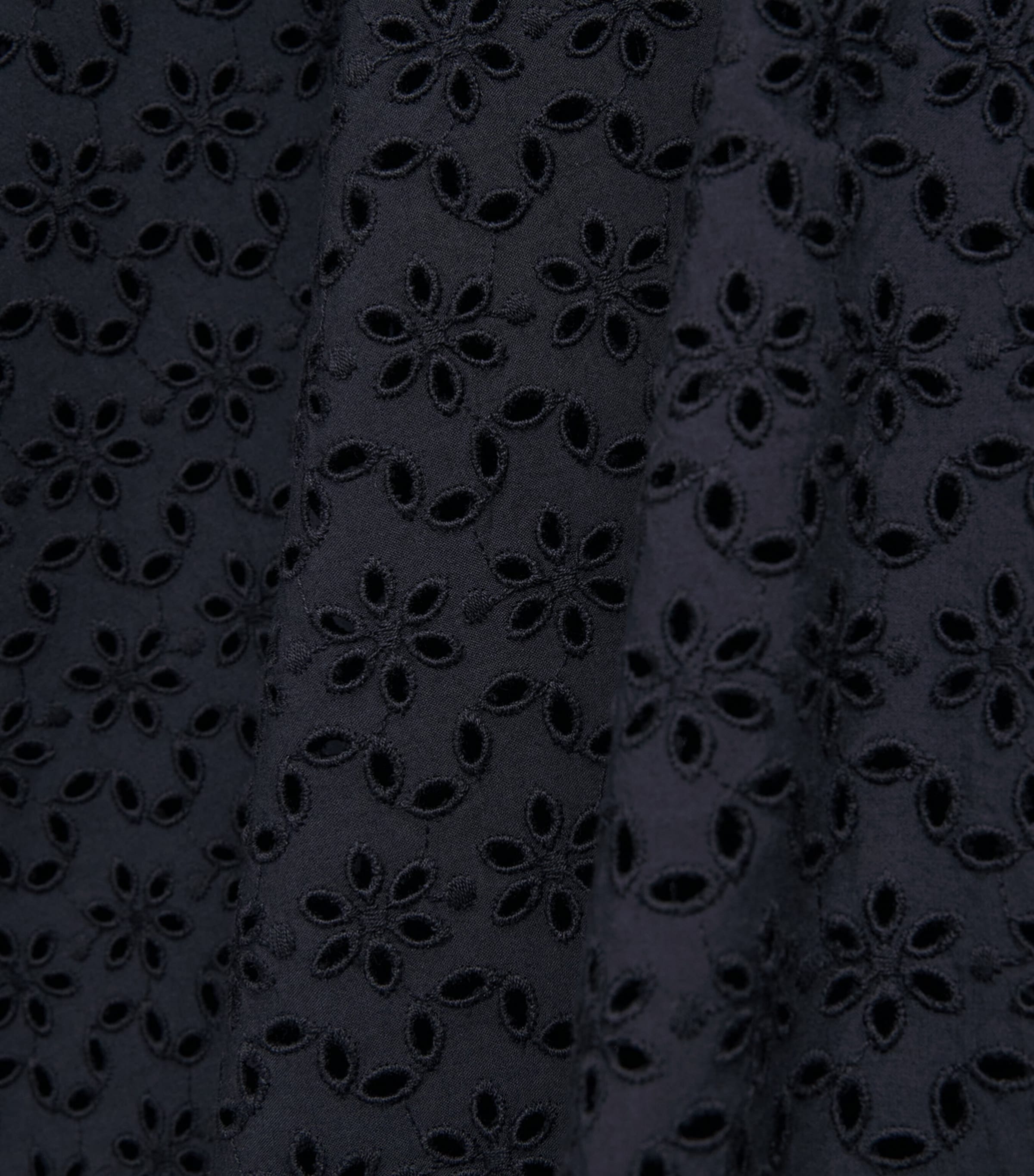Ulla Johnson Womens Broderie Anglaise Violetta Midi Skirt Midnight Image 6