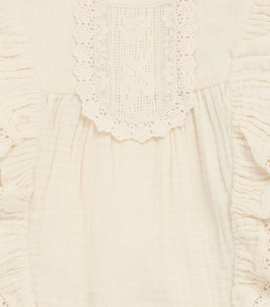 Louise Misha Cotton Bella Blouse (6-24 Months) Cream Image 3