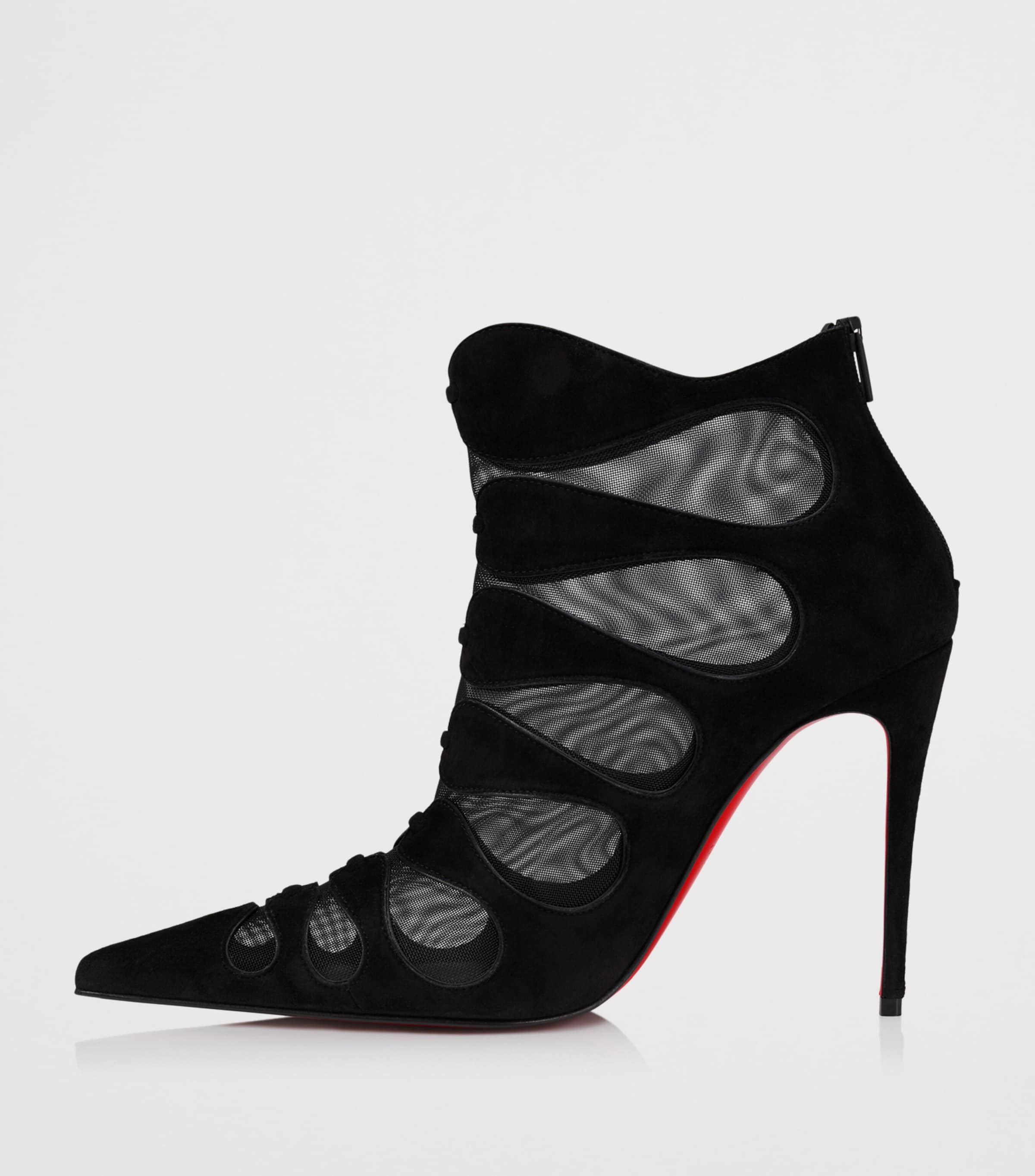 Circus Max Suede-Mesh Ankle Boots 100 B439 Image 5