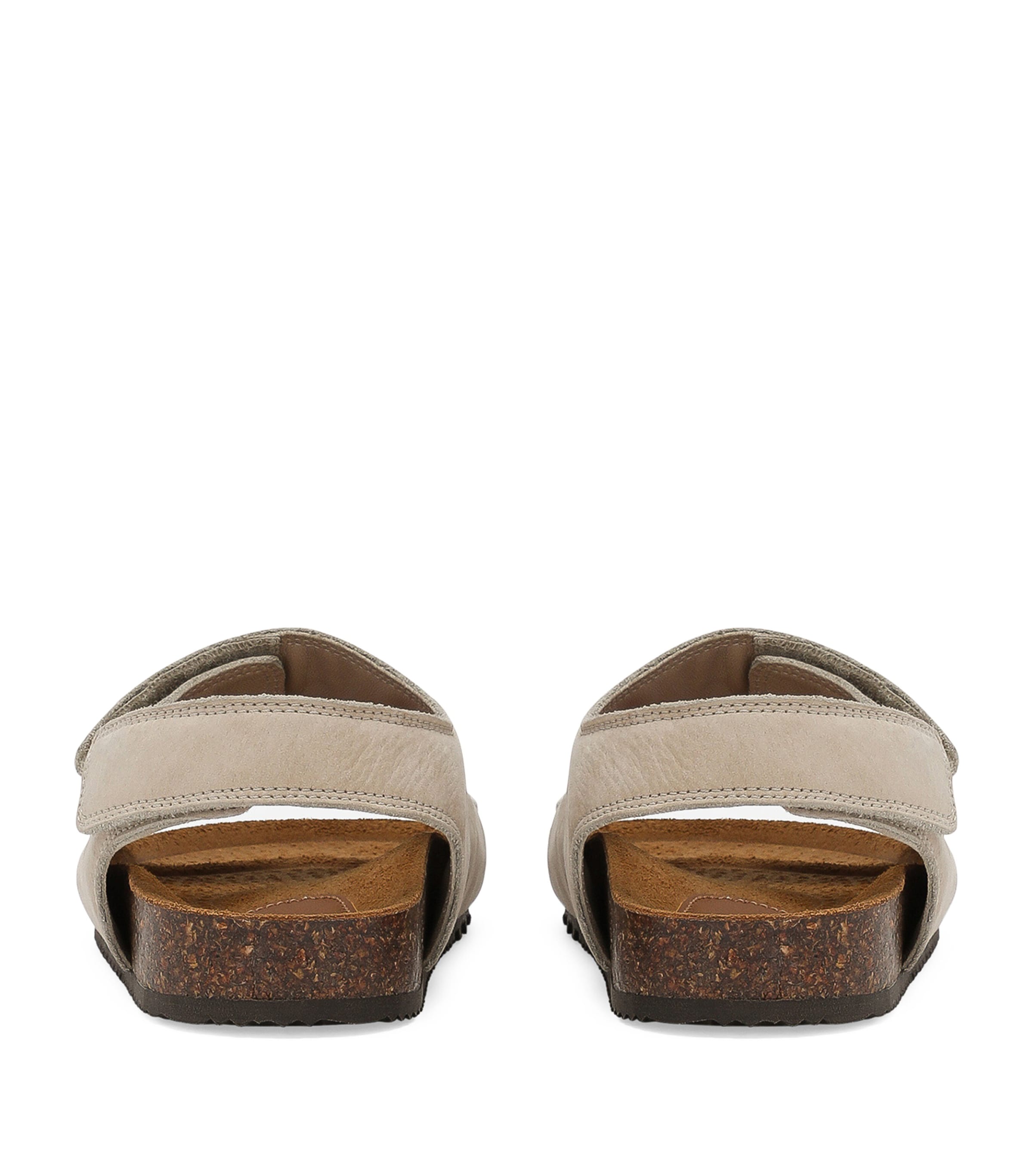Calfskin Logo Sandals 8H065-BEIGE Image 4