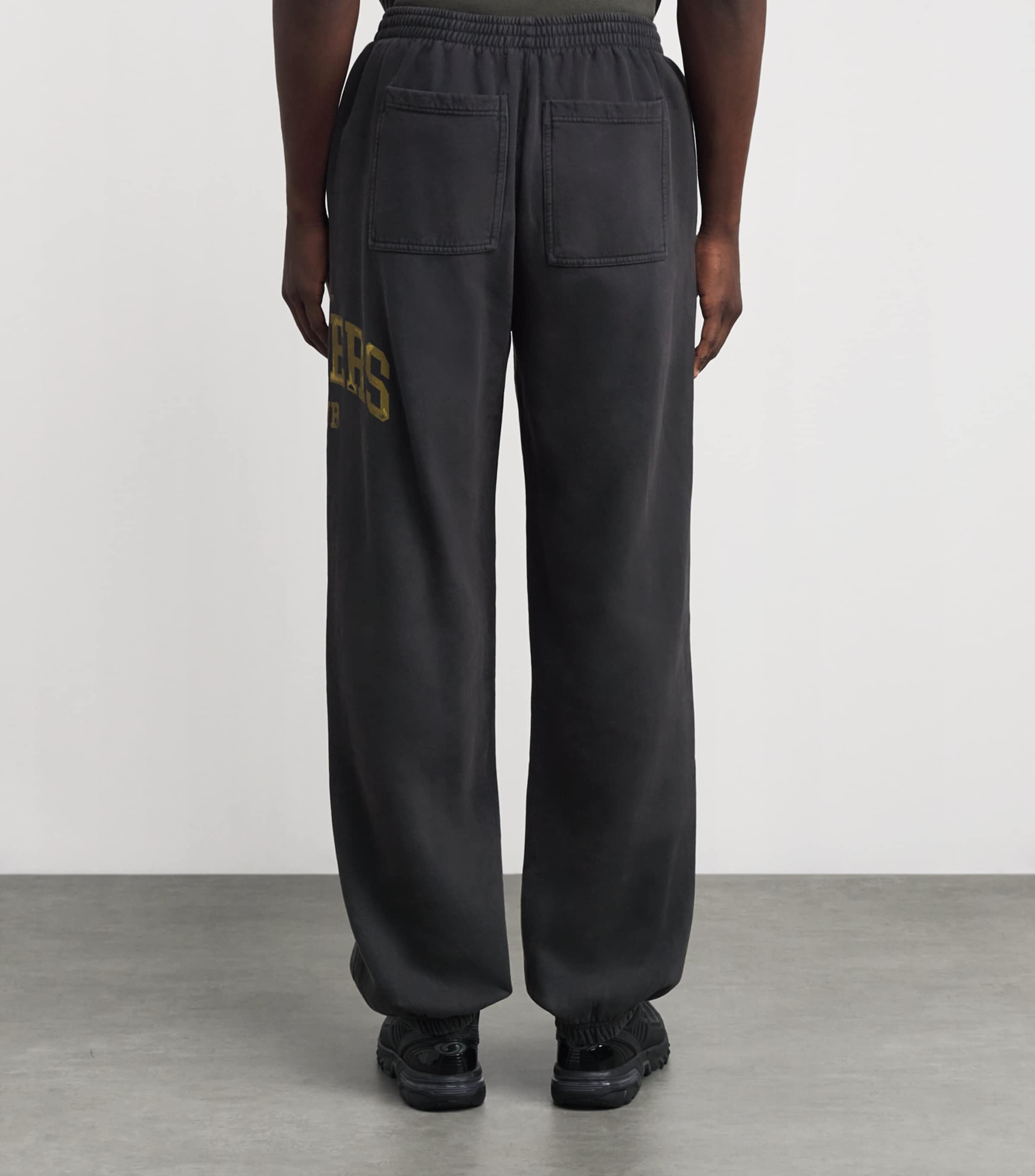 Cotton Owners Club Wide-Leg Sweatpants FADED BLACK Image 4