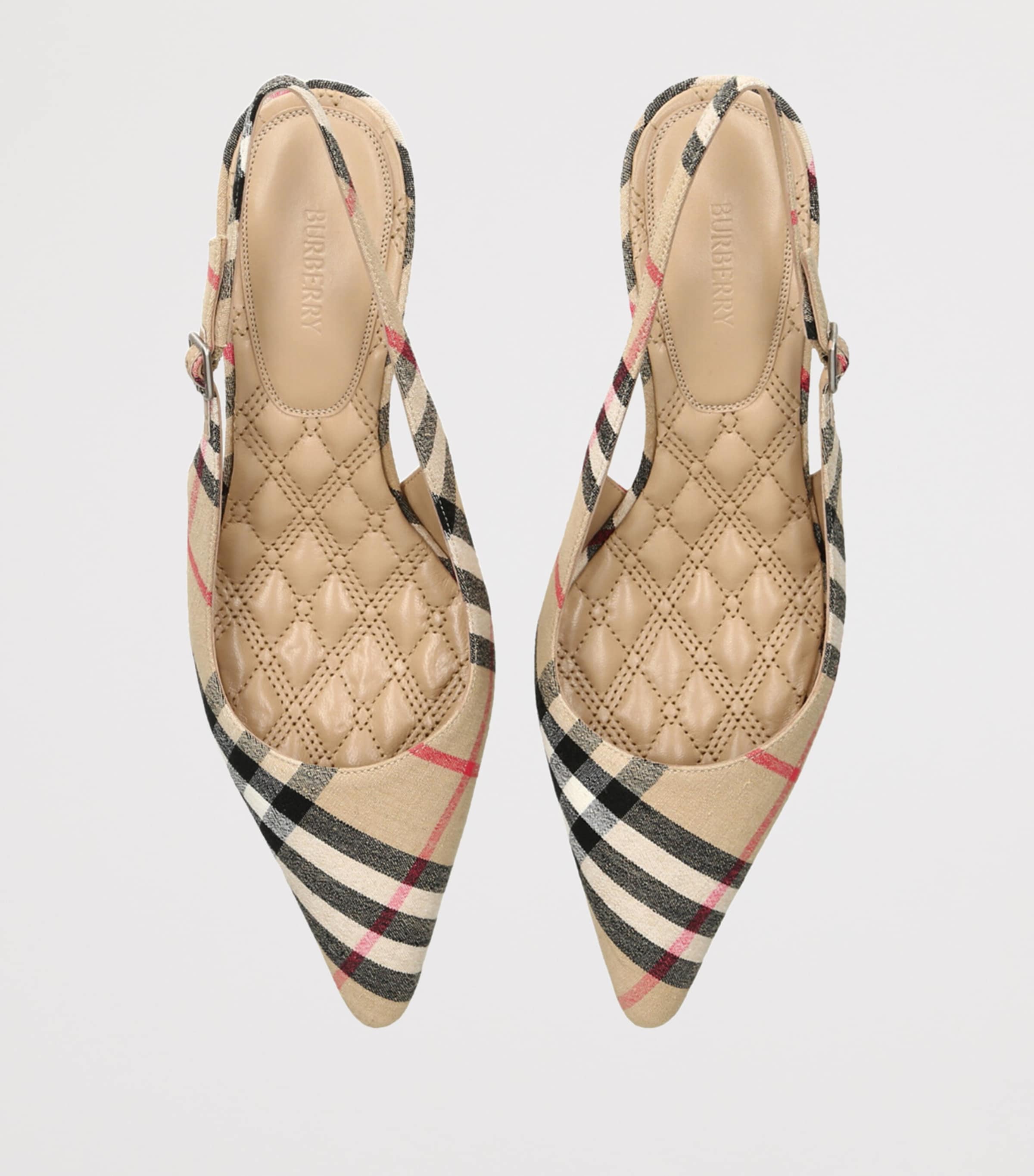 Burberry LF Dame Slingback Heels 55 | Harrods UK