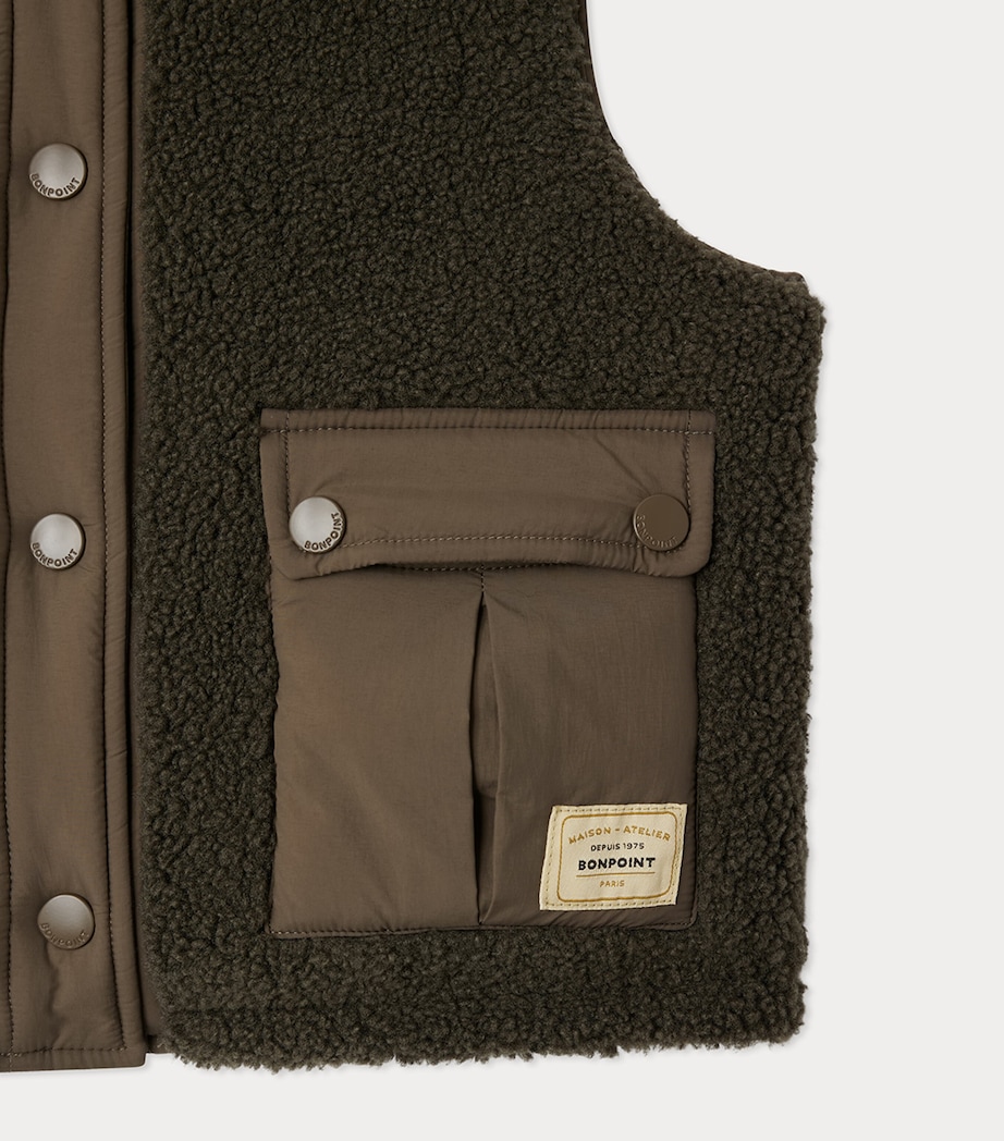 Faux Shearling Gilet (4-8 Years) UPB TERRE Image 3