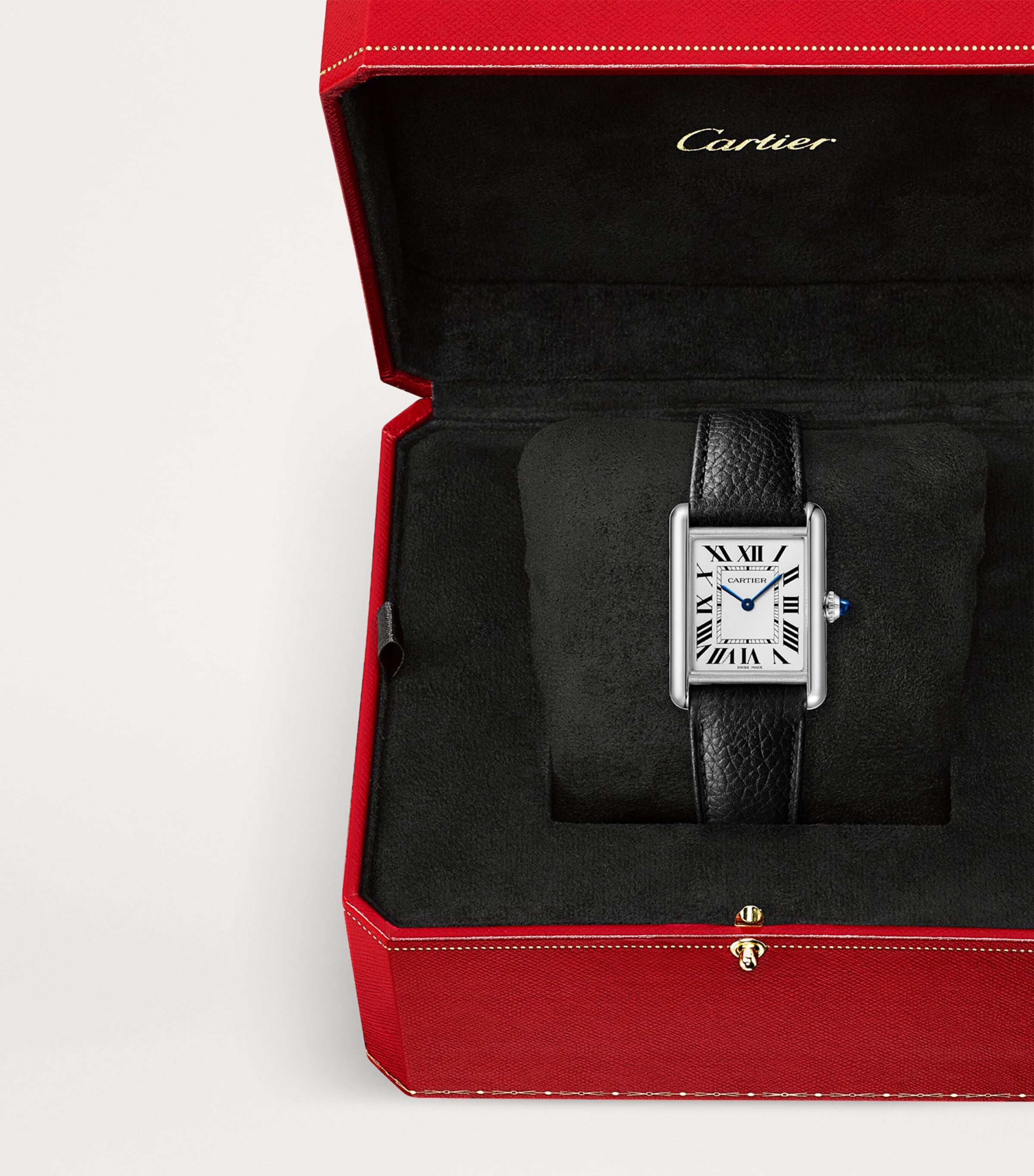 Cartier Large Steel Tank Must Watch 25.5mm Silver Image 3