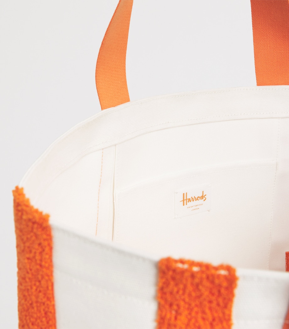 Large Cotton Logo Tote Bag IVORY Image 4