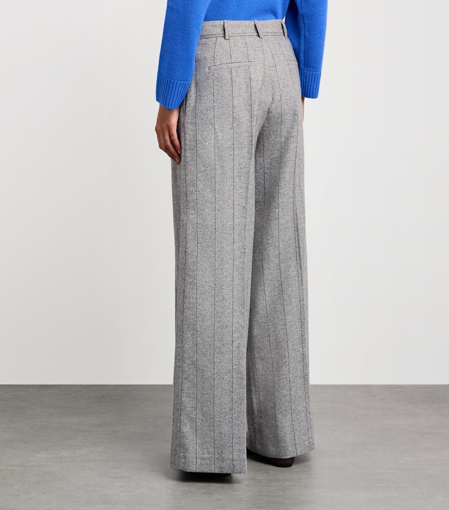 Wool-Blend Trousers GREY Image 4