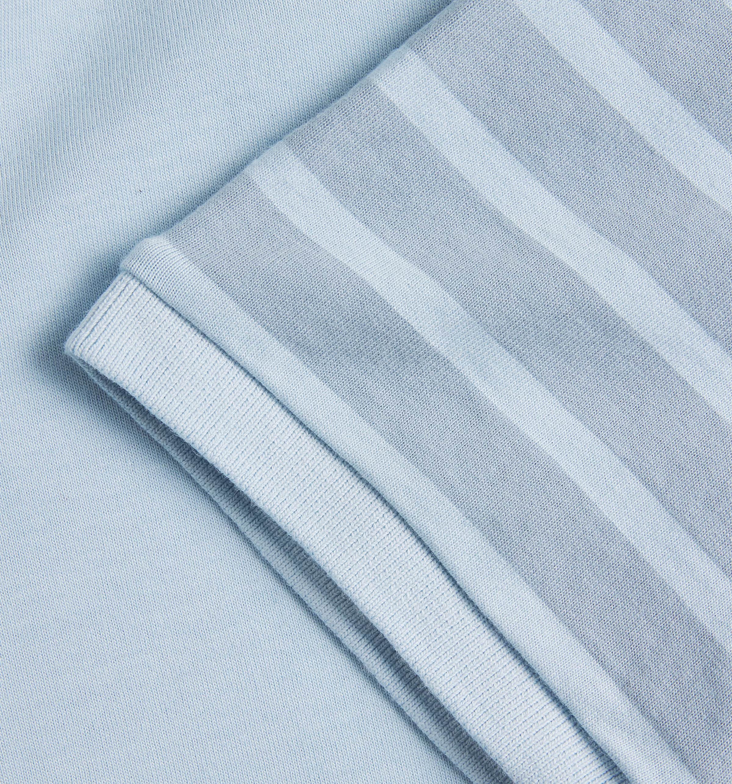 Thom Browne Mens Cotton 4-Bar T-Shirt Light Blue Image 6