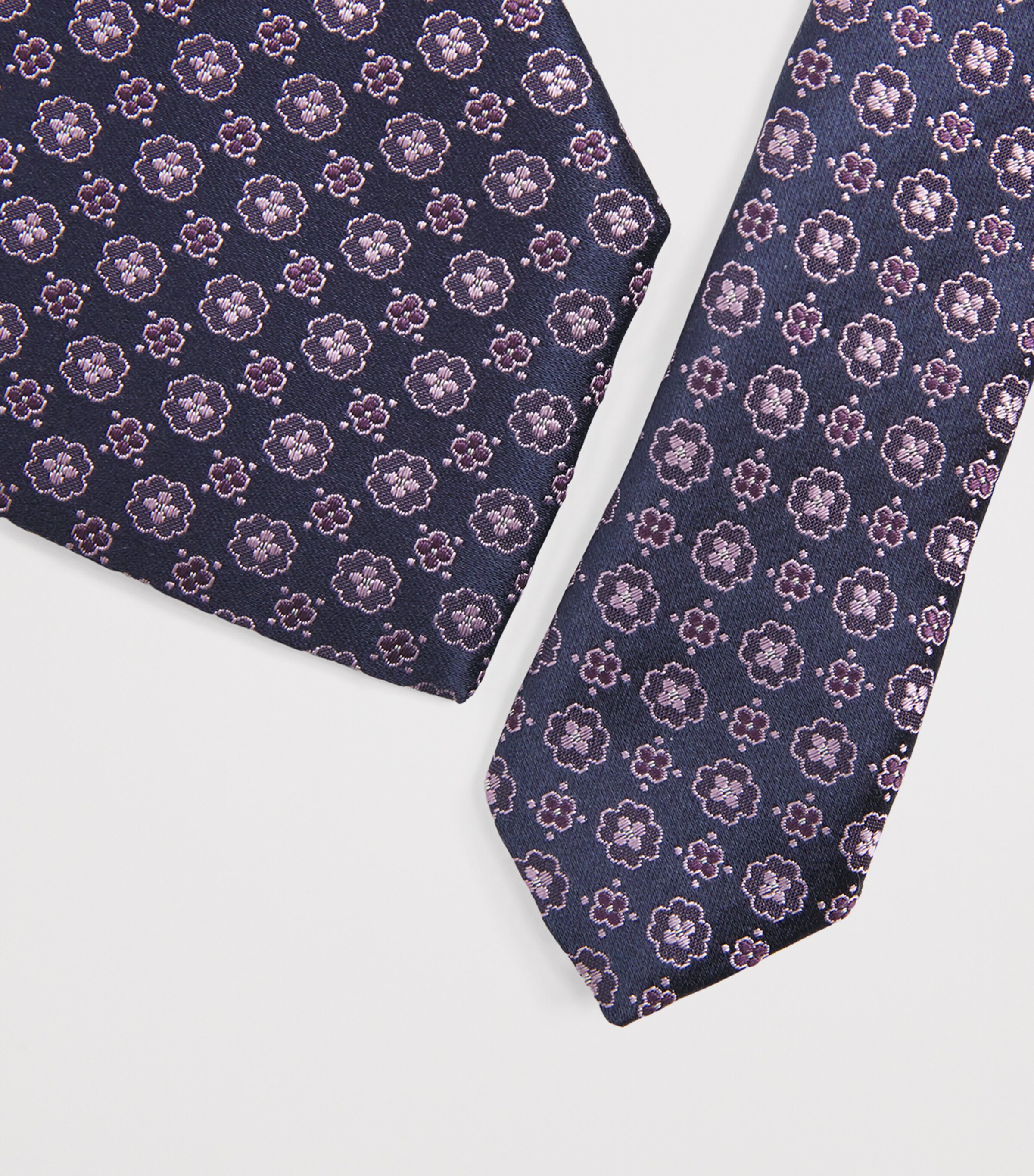 Silk Floral Tie 29 LIGHT BLUE Image 3