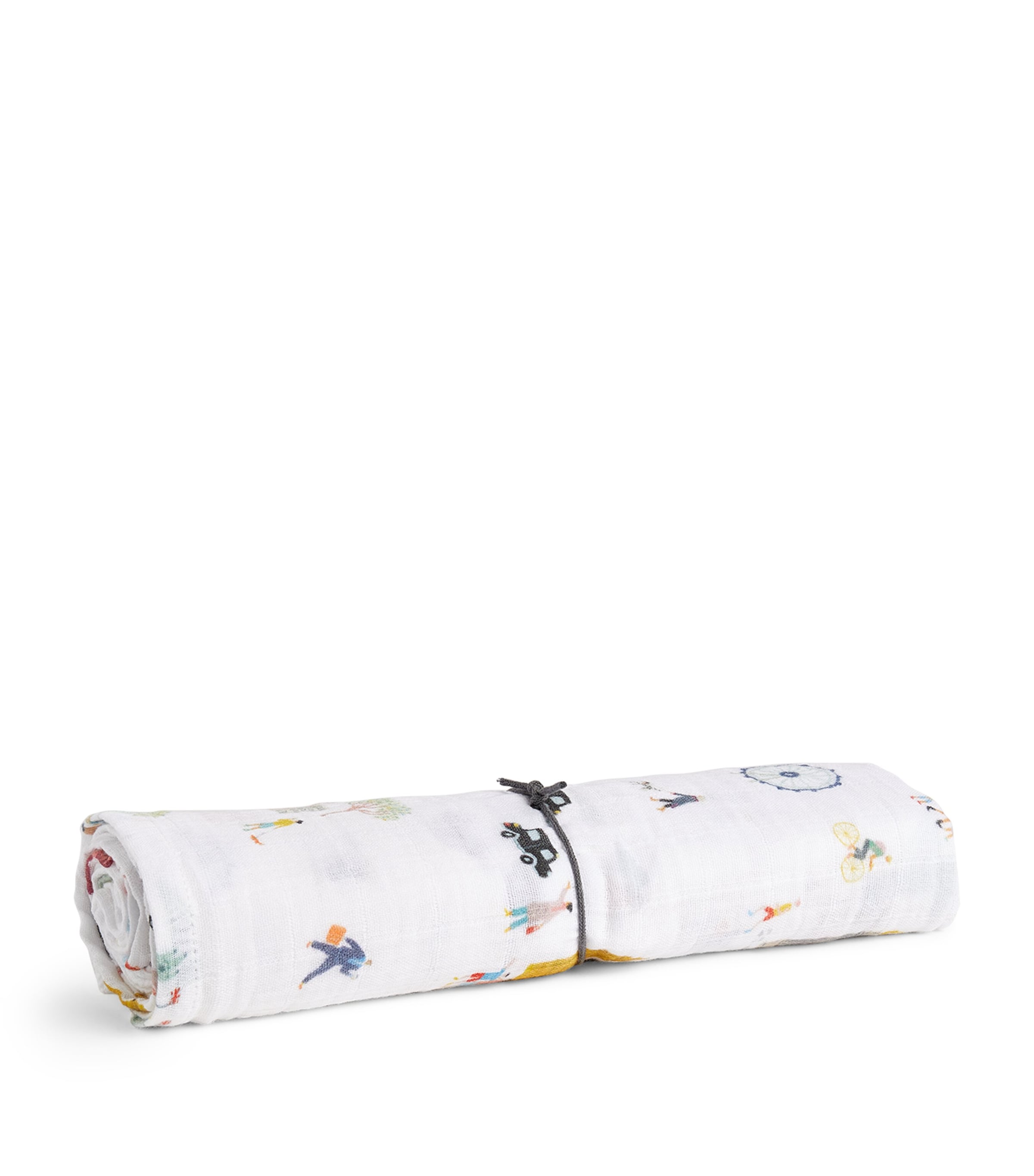 Pehr Cotton Explore London Swaddle In White